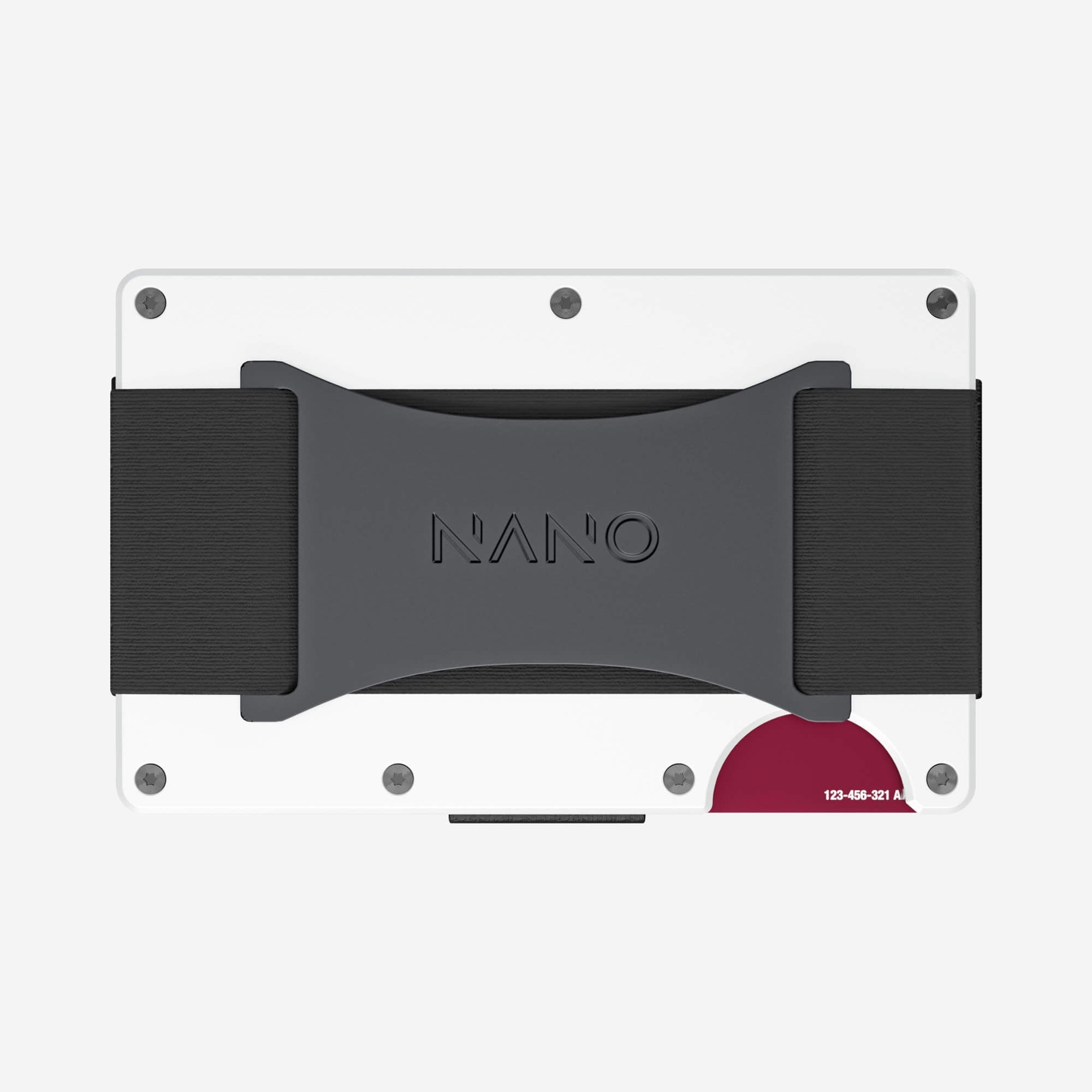 Personalised Cash Strap Wallet (Carrera White) Essential Bundle