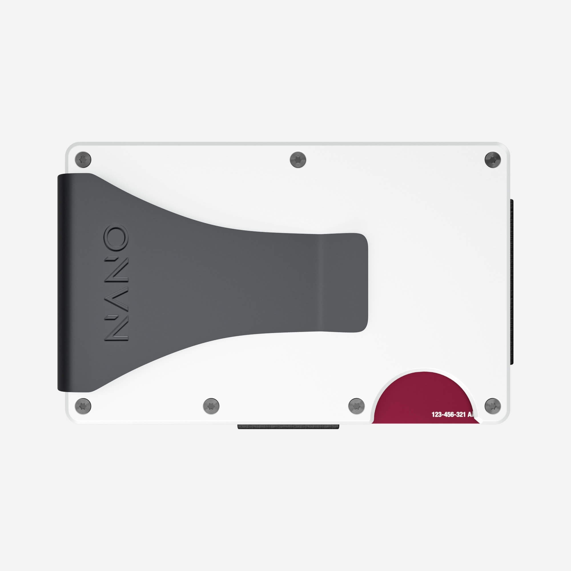 Personalised Money Clip Wallet (Carrera White) Essential Bundle