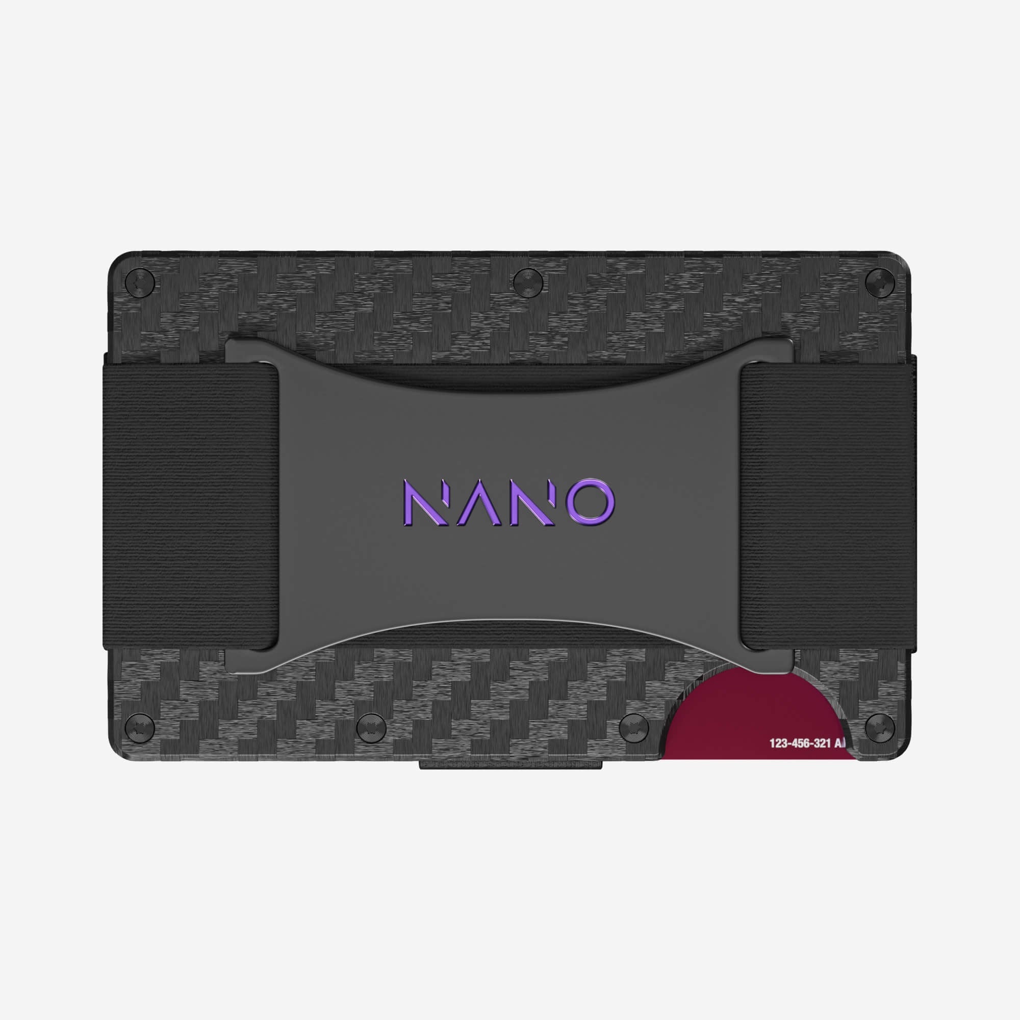 001 Cash Strap Wallet (Stealth Black/Nebula Purple)