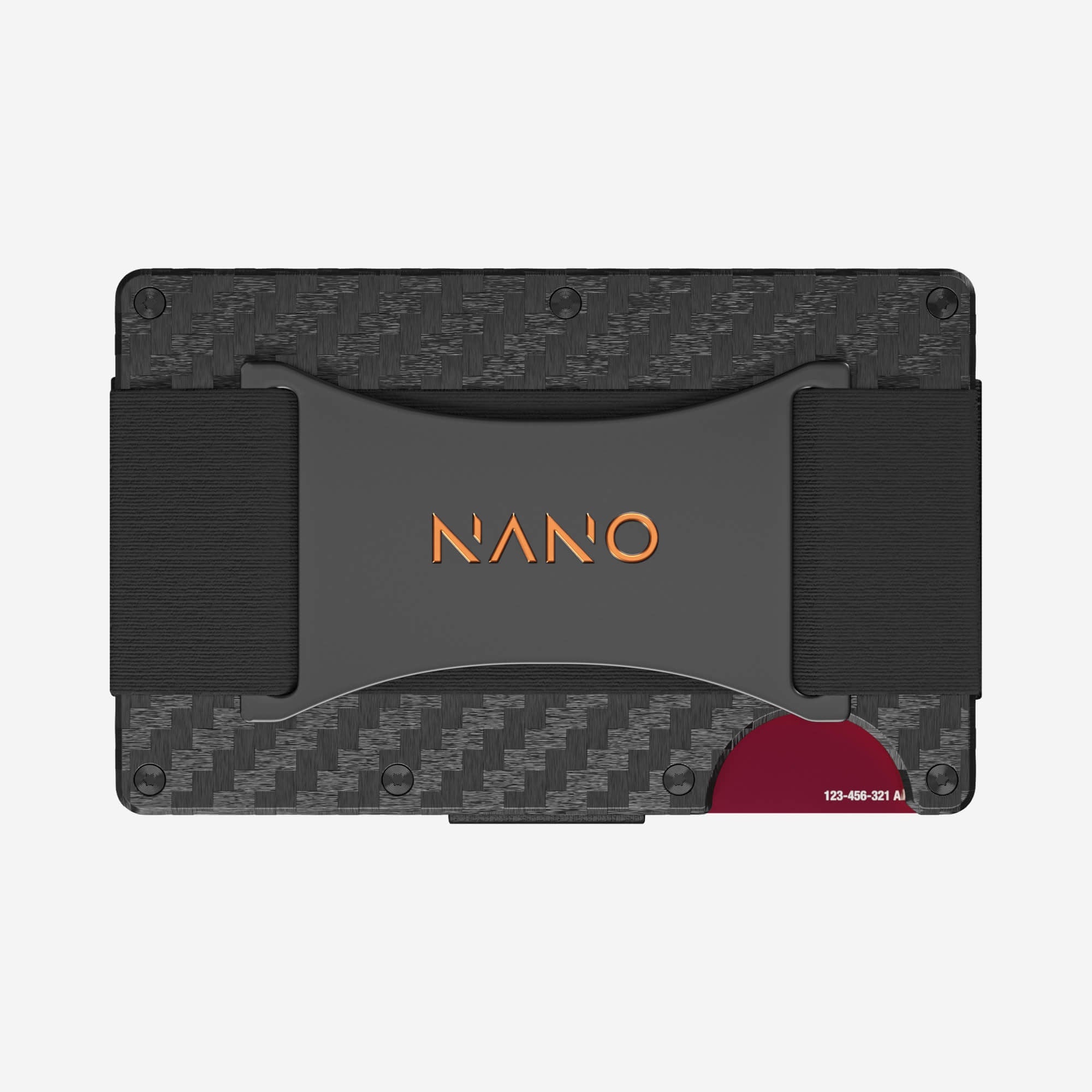 002 Cash Strap Wallet (Stealth Black/Ventura Orange)