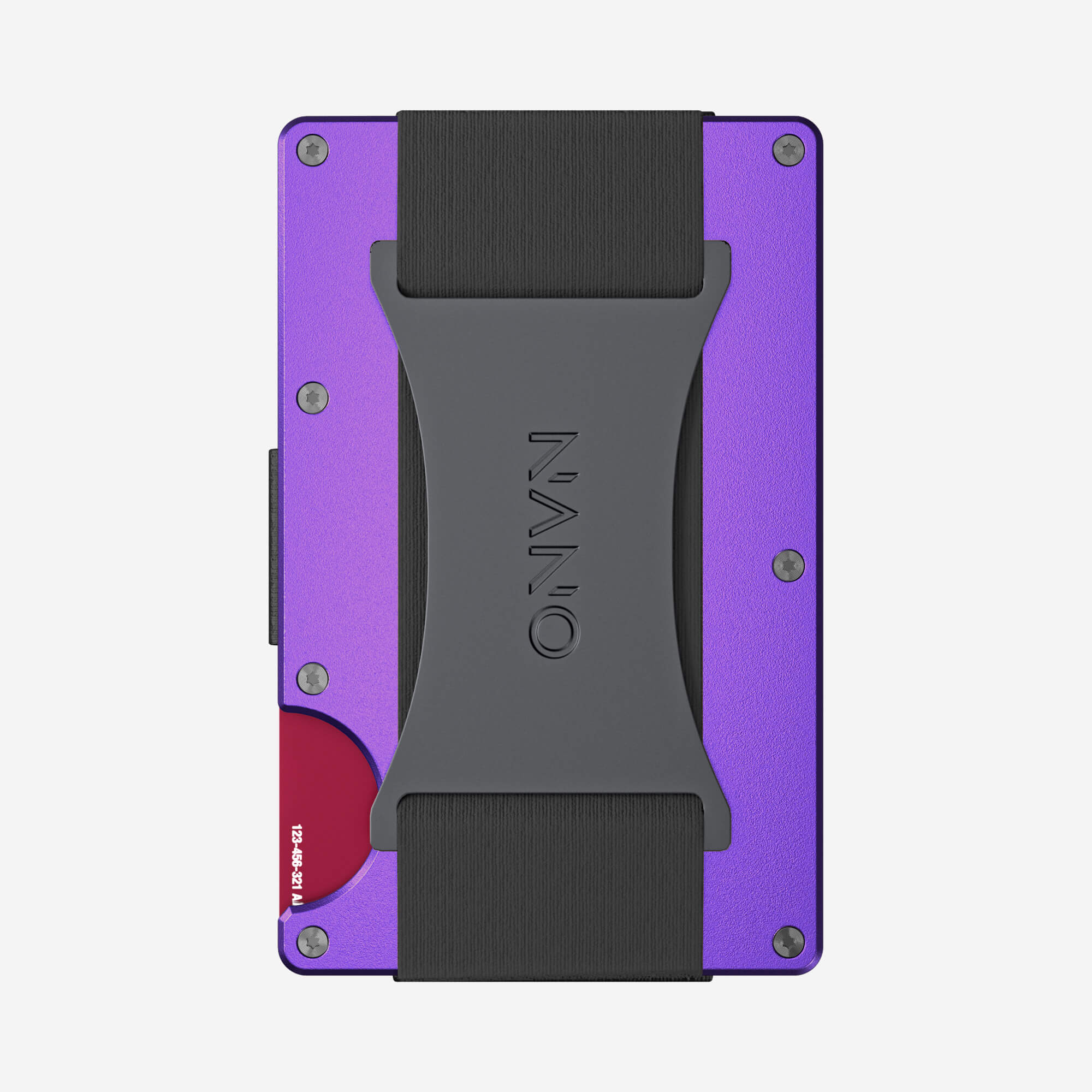 Personalised Cash Strap Wallet (Nebula Purple) Essential Bundle