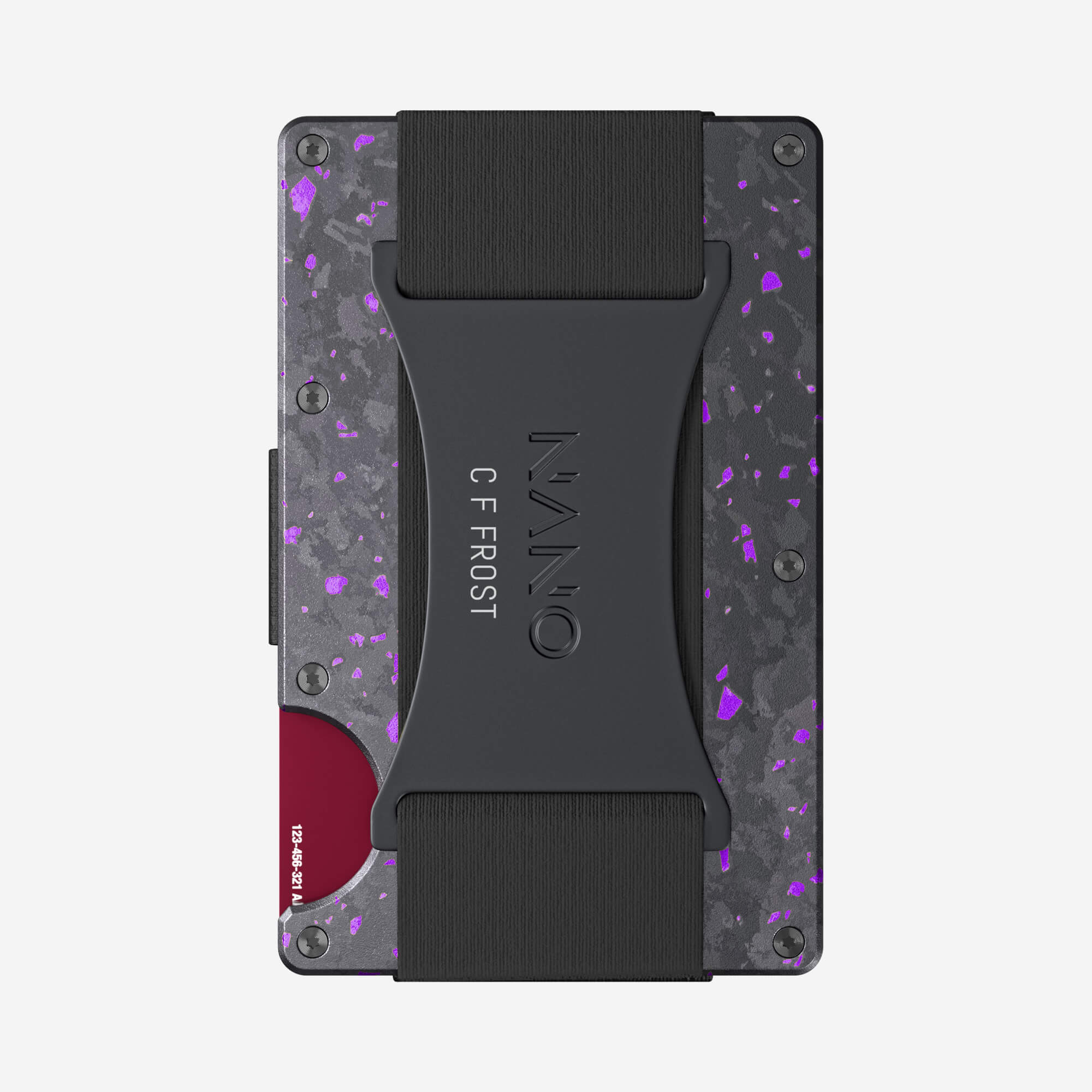 Personalised Cash Strap Wallet (Nero/Viola)