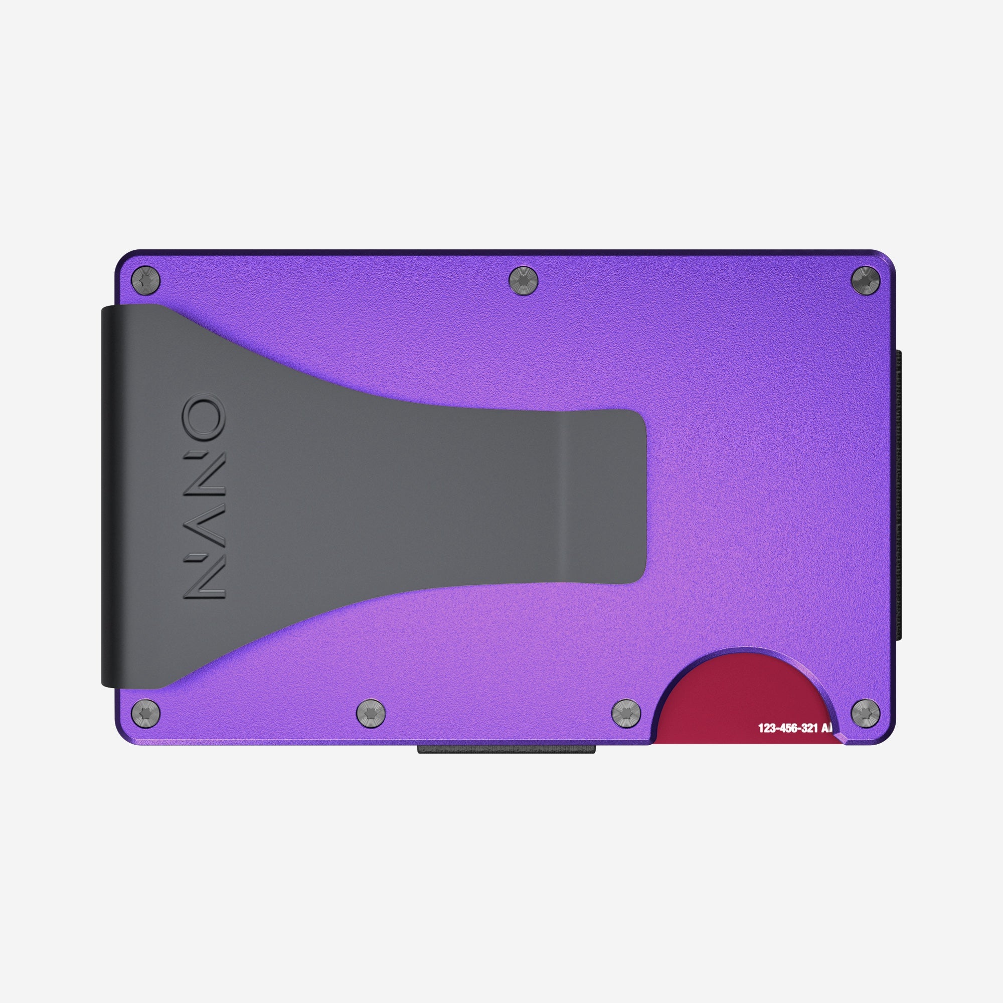 Money Clip Wallet (Nebula Purple) Essential Bundle