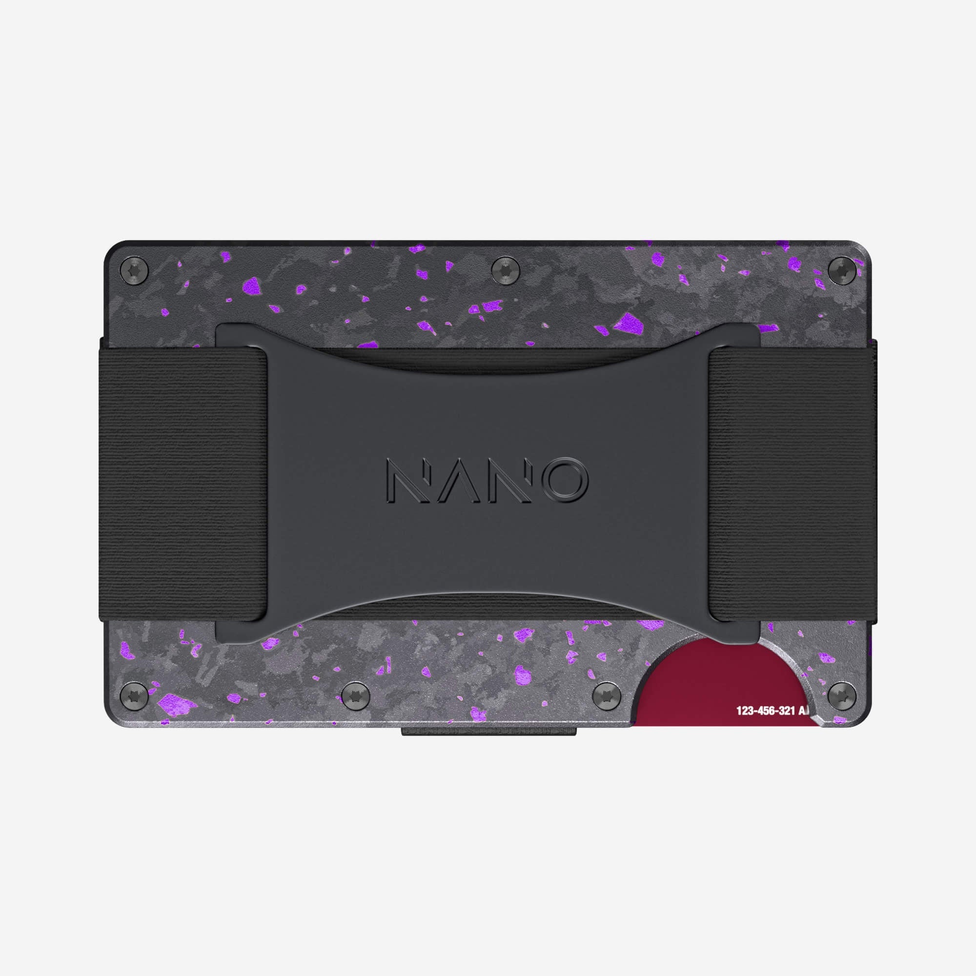 Cash Strap Wallet (Nero/Viola) Ultimate Bundle