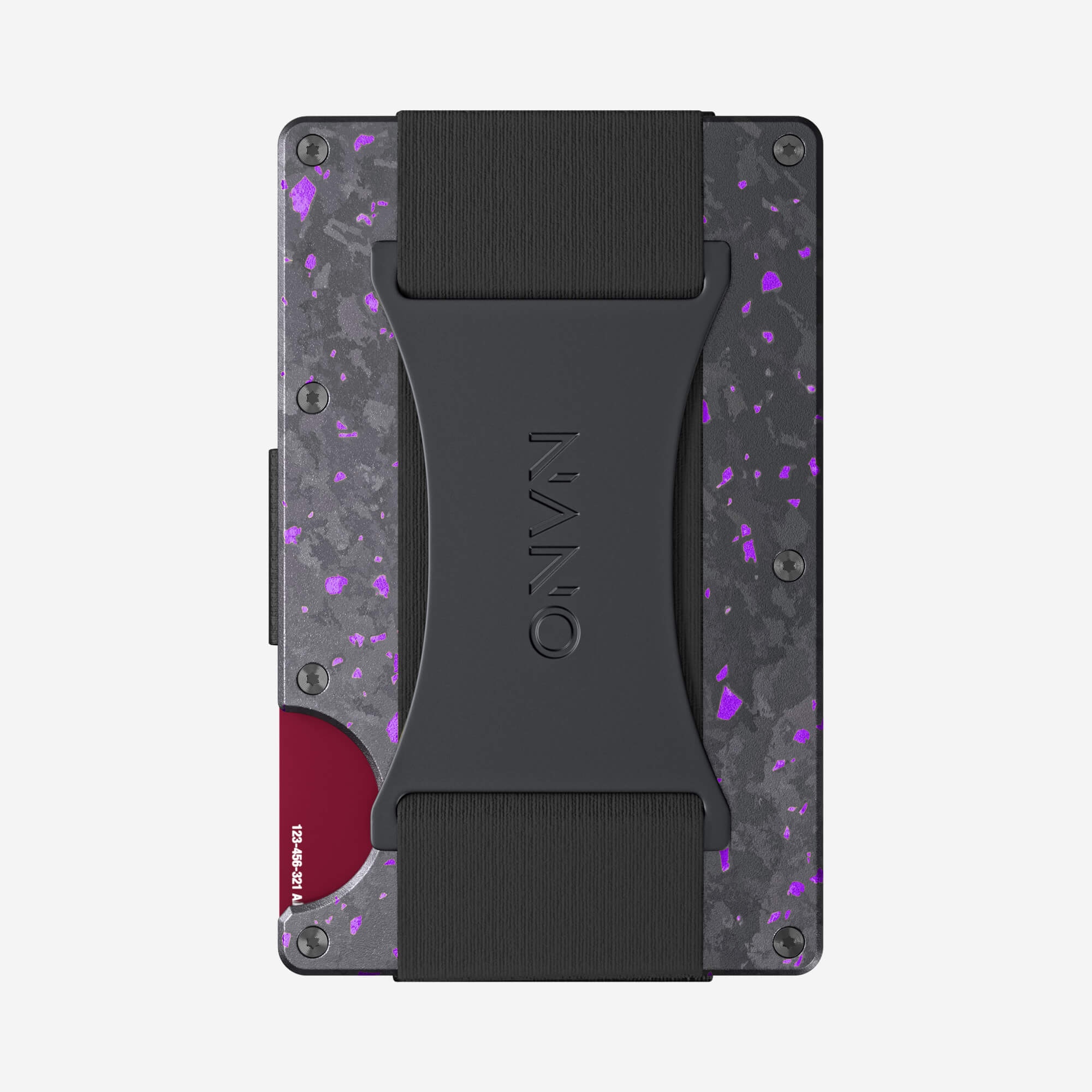 Cash Strap Wallet (Nero/Viola) Ultimate Bundle