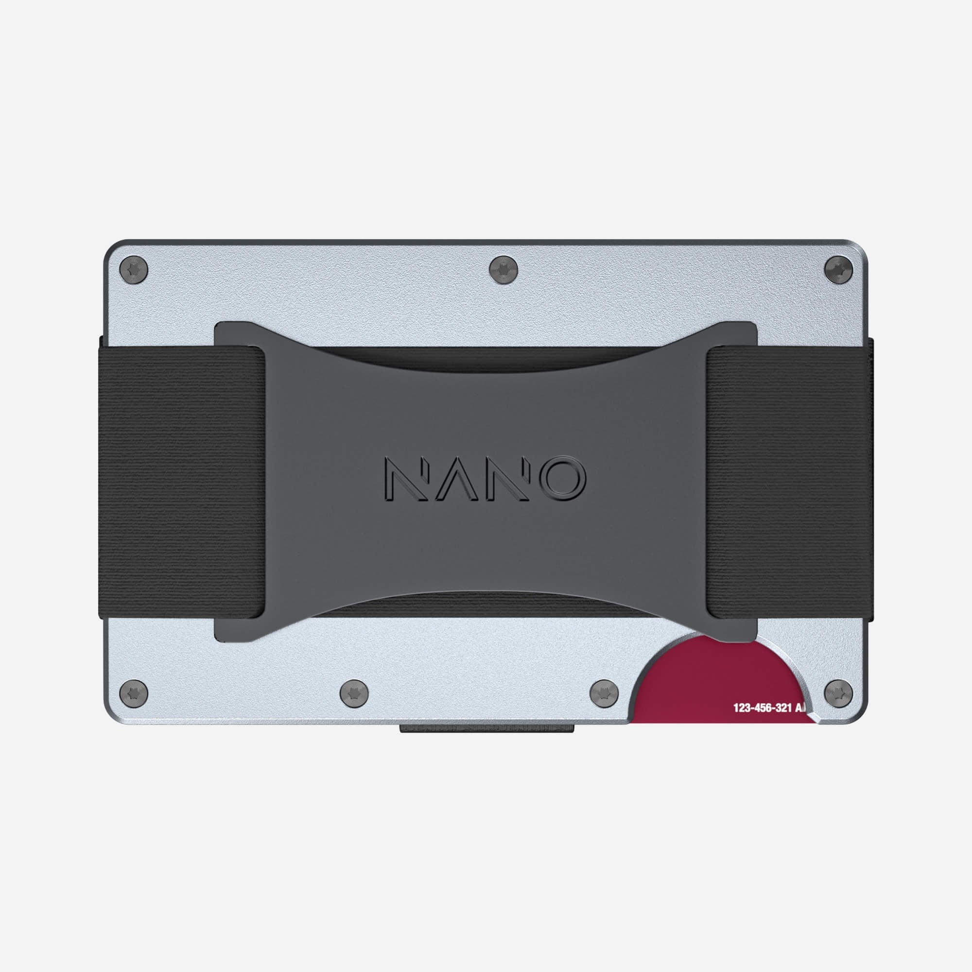 Personalised Cash Strap Wallet (Spyder Grey) Essential Bundle