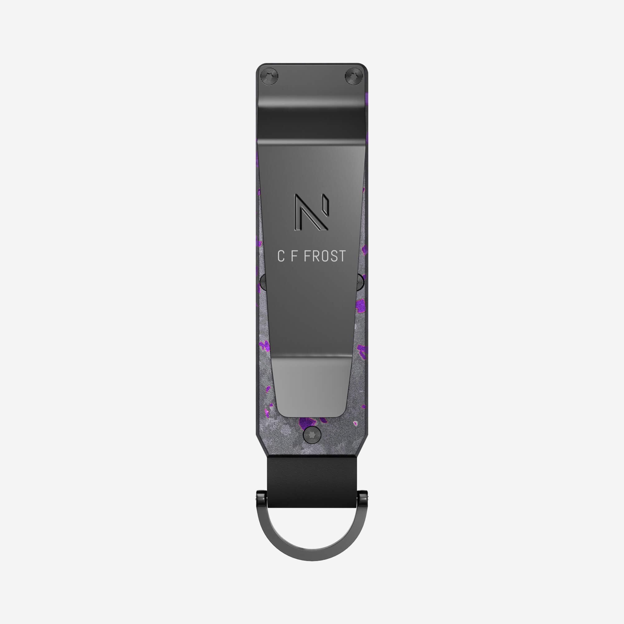 Personalised Key Case (Nero/Viola)