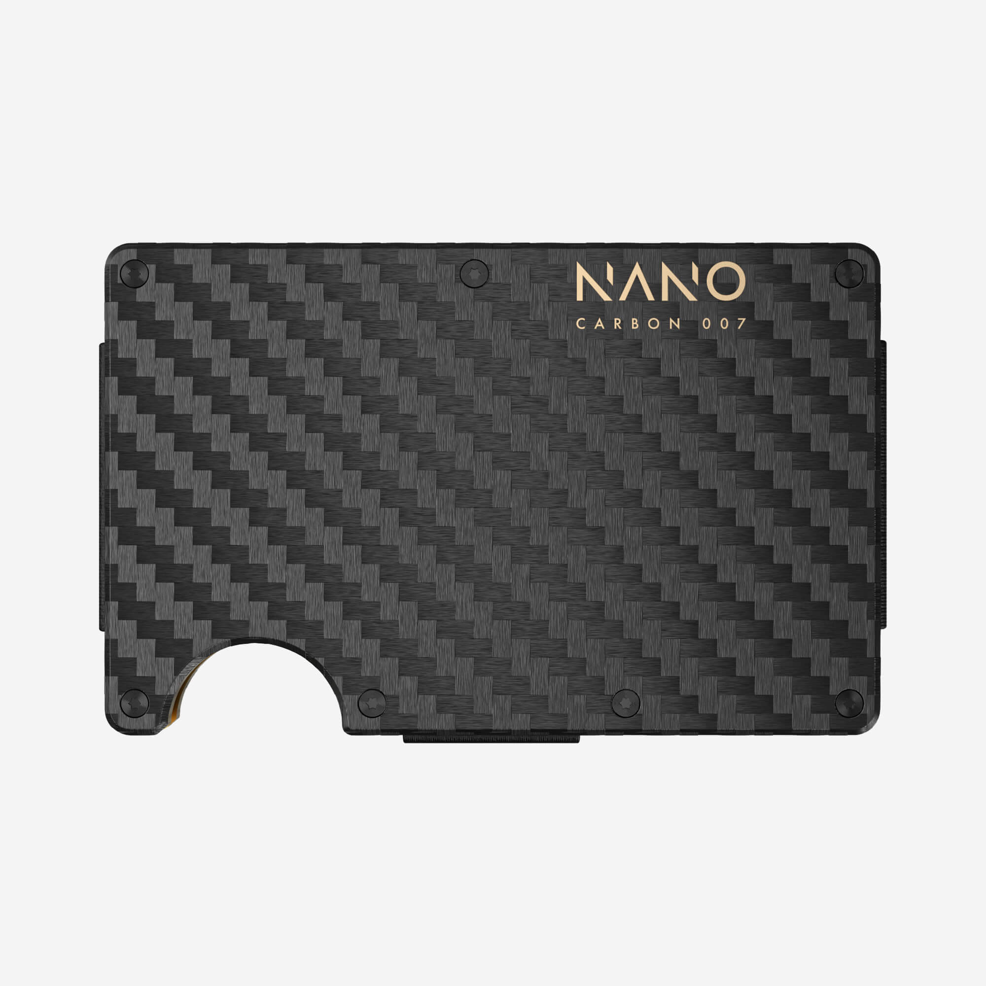 007 Personalised Cash Strap Wallet (Stealth Black/Spectre Gold)