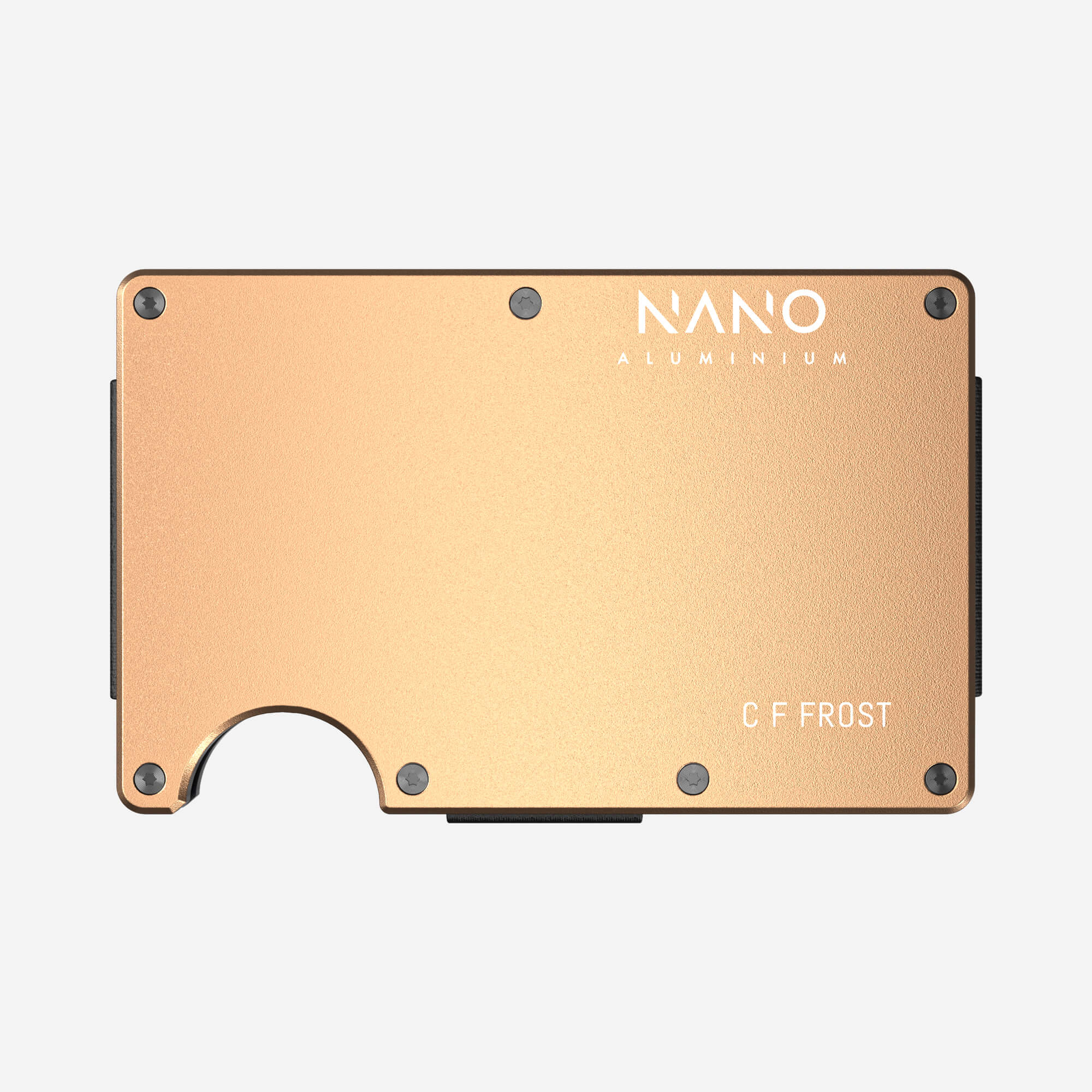 Personalised AirTag Cash Strap Wallet (Spectre Gold) Essential Bundle