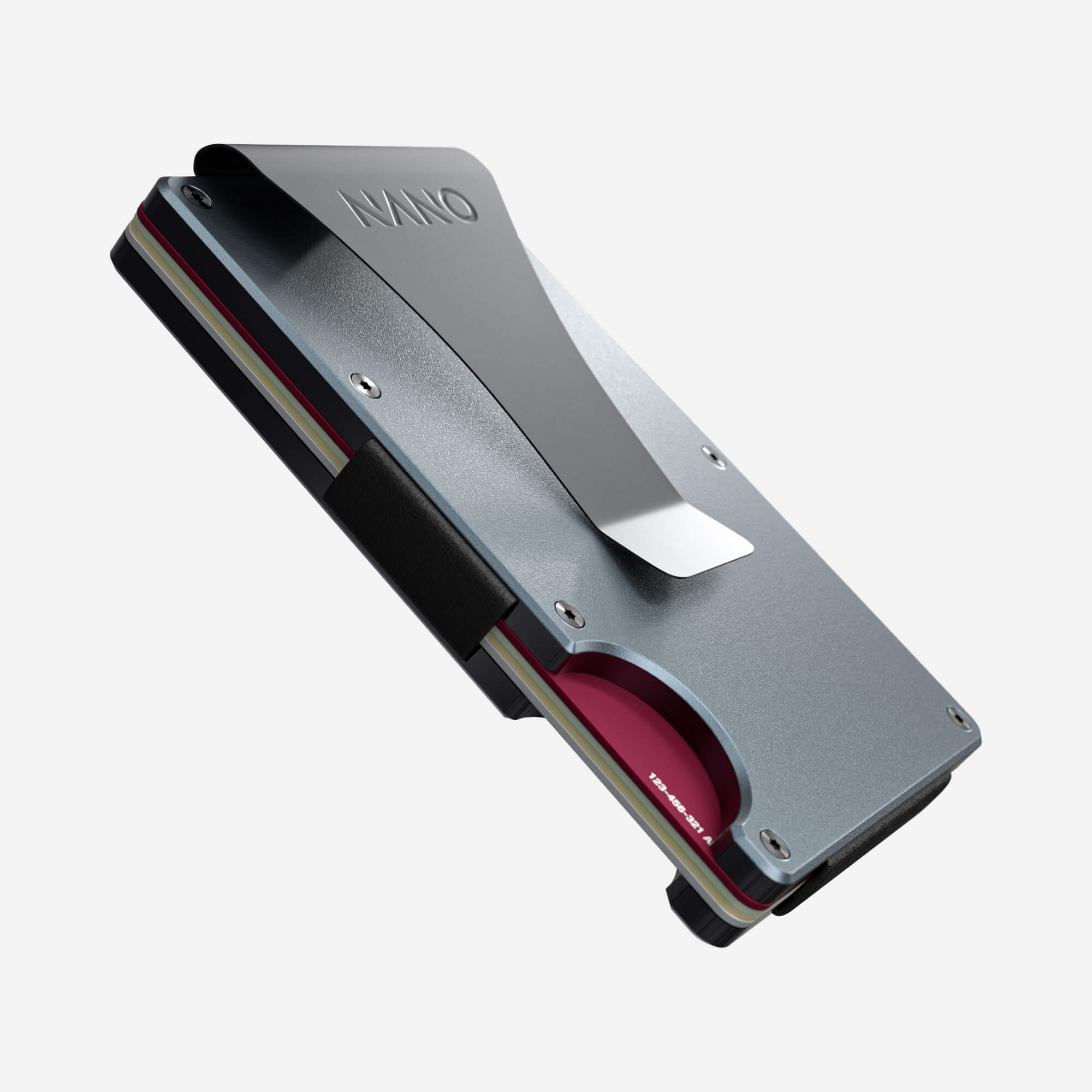 Personalised Money Clip Wallet (Forza Grey) Essential Bundle