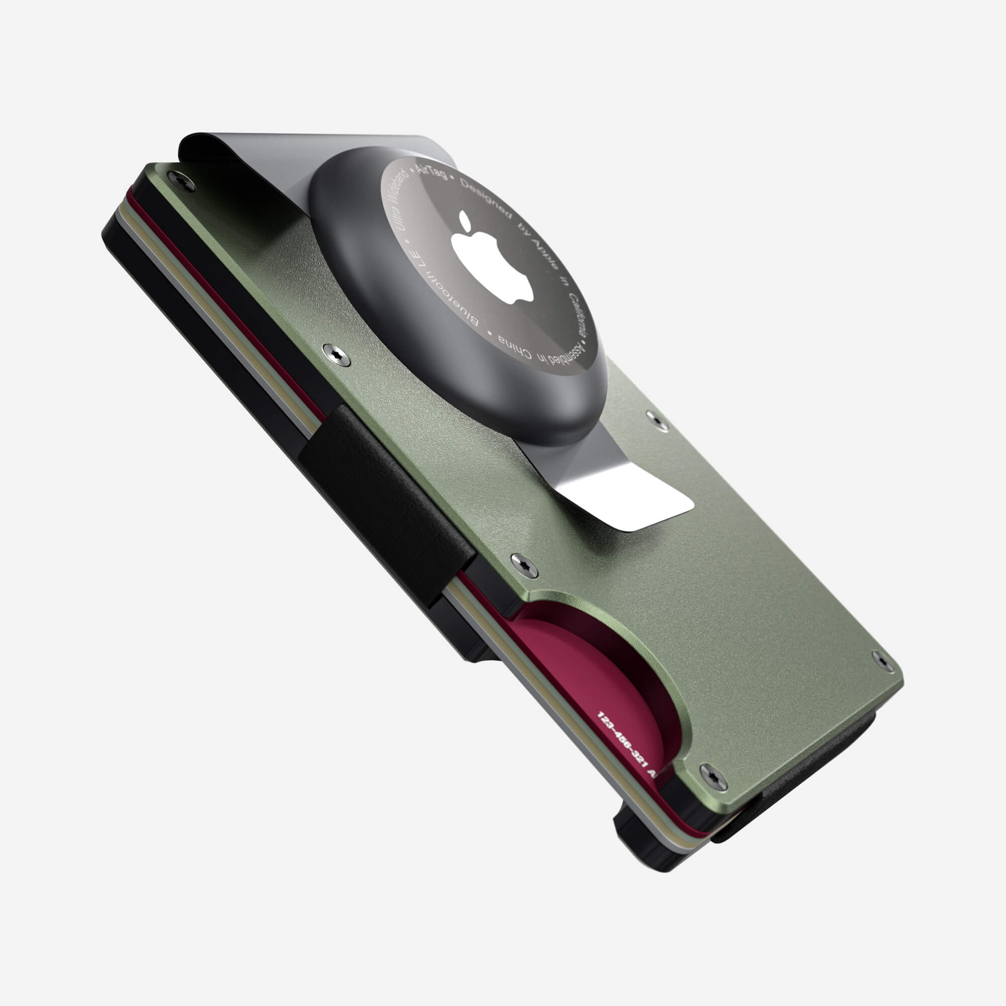 AirTag Money Clip Wallet (Heritage Green) Everyday Bundle
