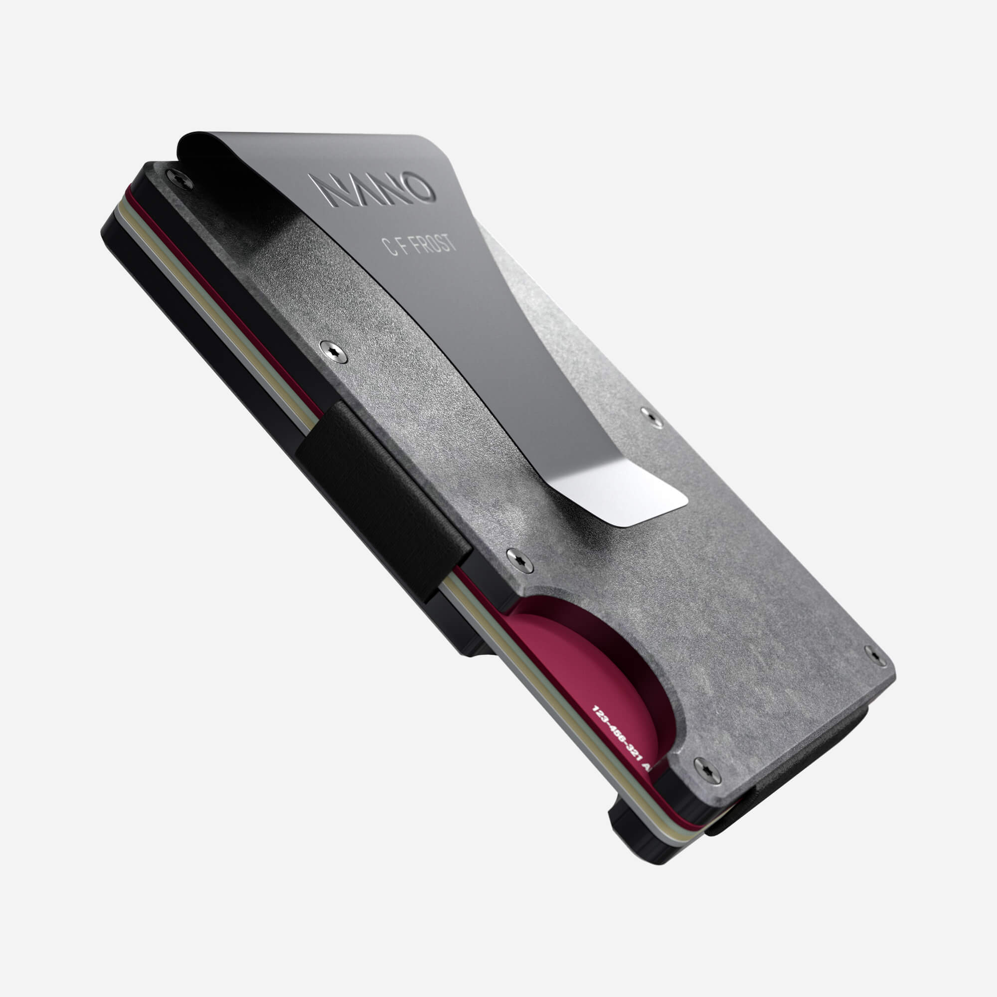 Personalised Money Clip Wallet (Nero) Essential Bundle