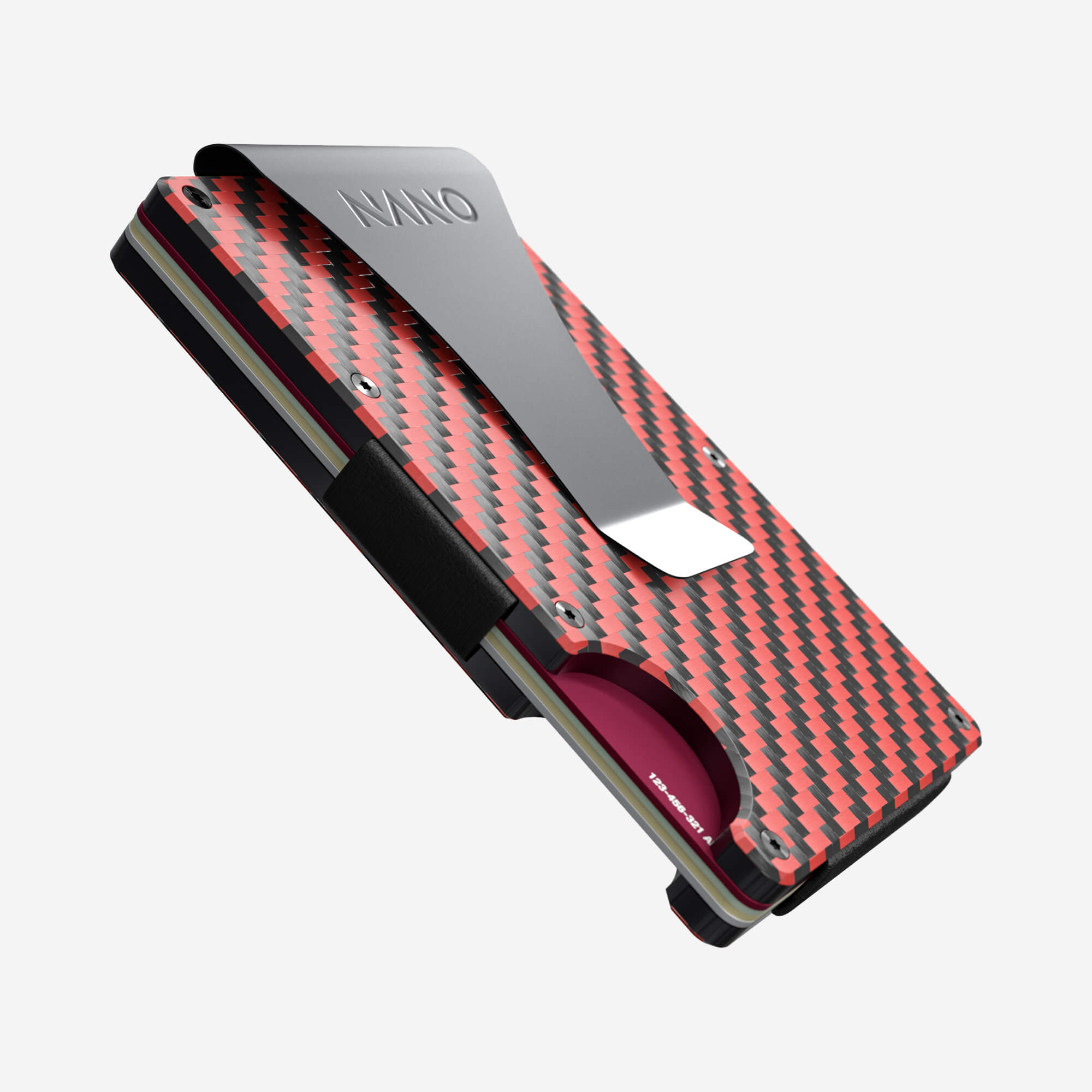 Money Clip Wallet (Diablo Red/Stealth Black) Everyday Bundle