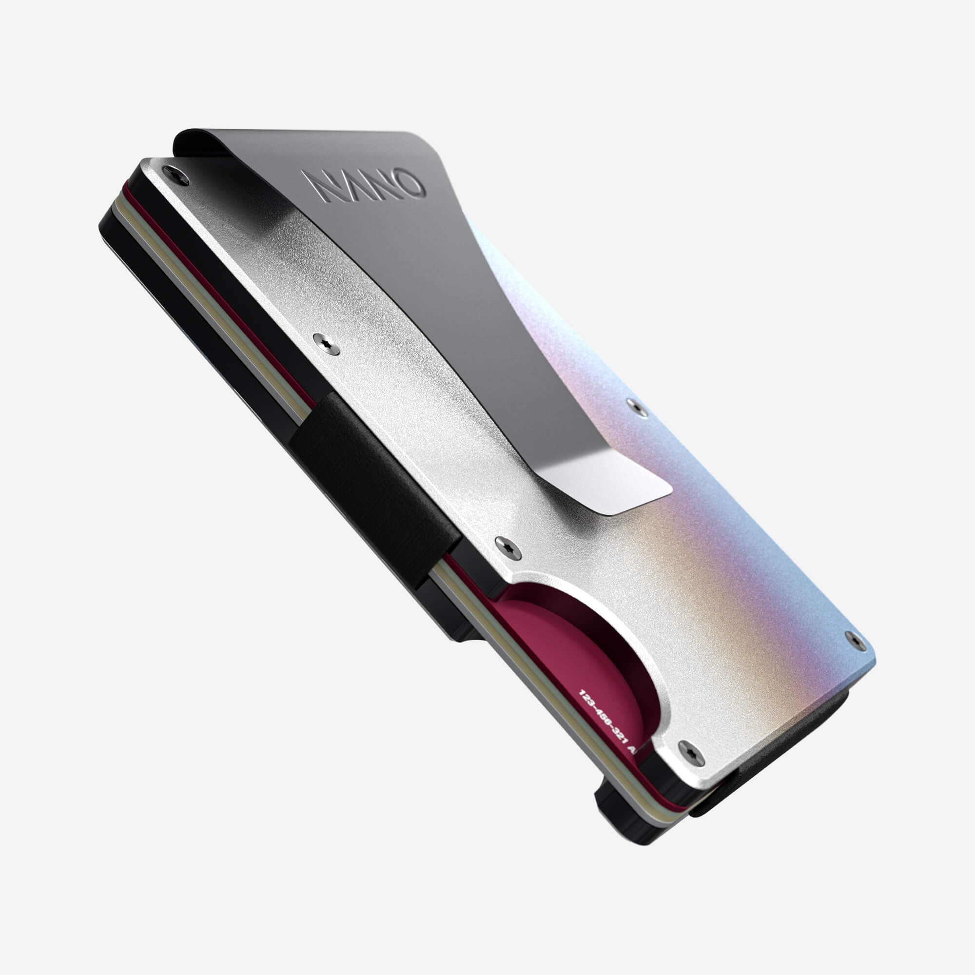 Money Clip Wallet (Flame Burnt) Essential Bundle