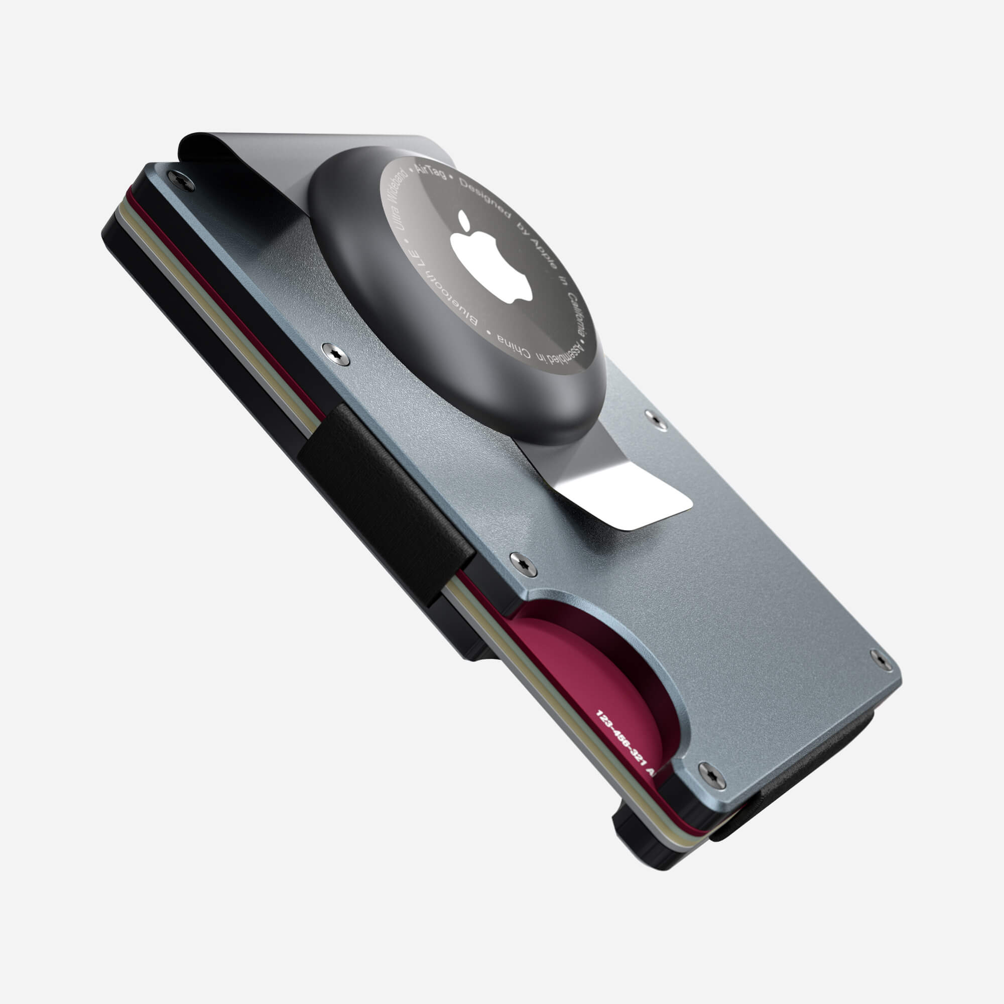 AirTag Money Clip Wallet (Forza Grey) Everyday Bundle