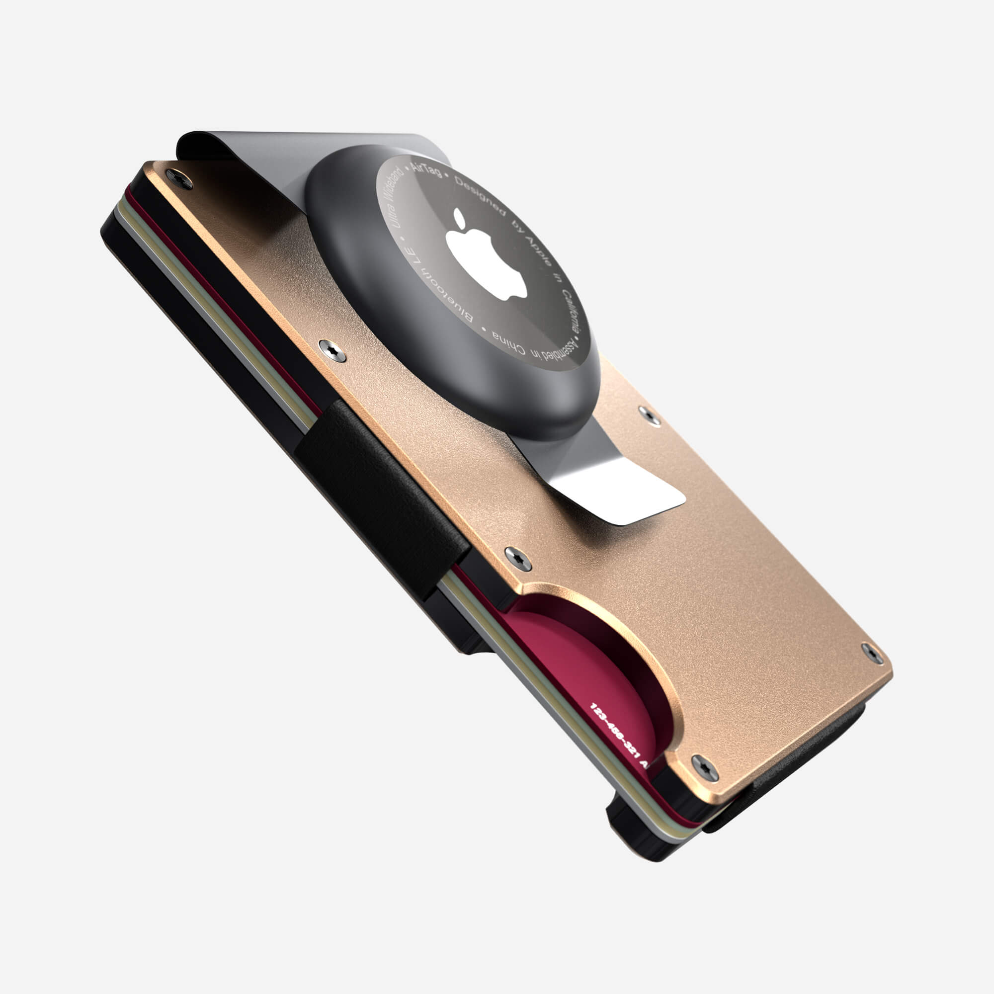 AirTag Money Clip Wallet (Spectre Gold) Everyday Bundle