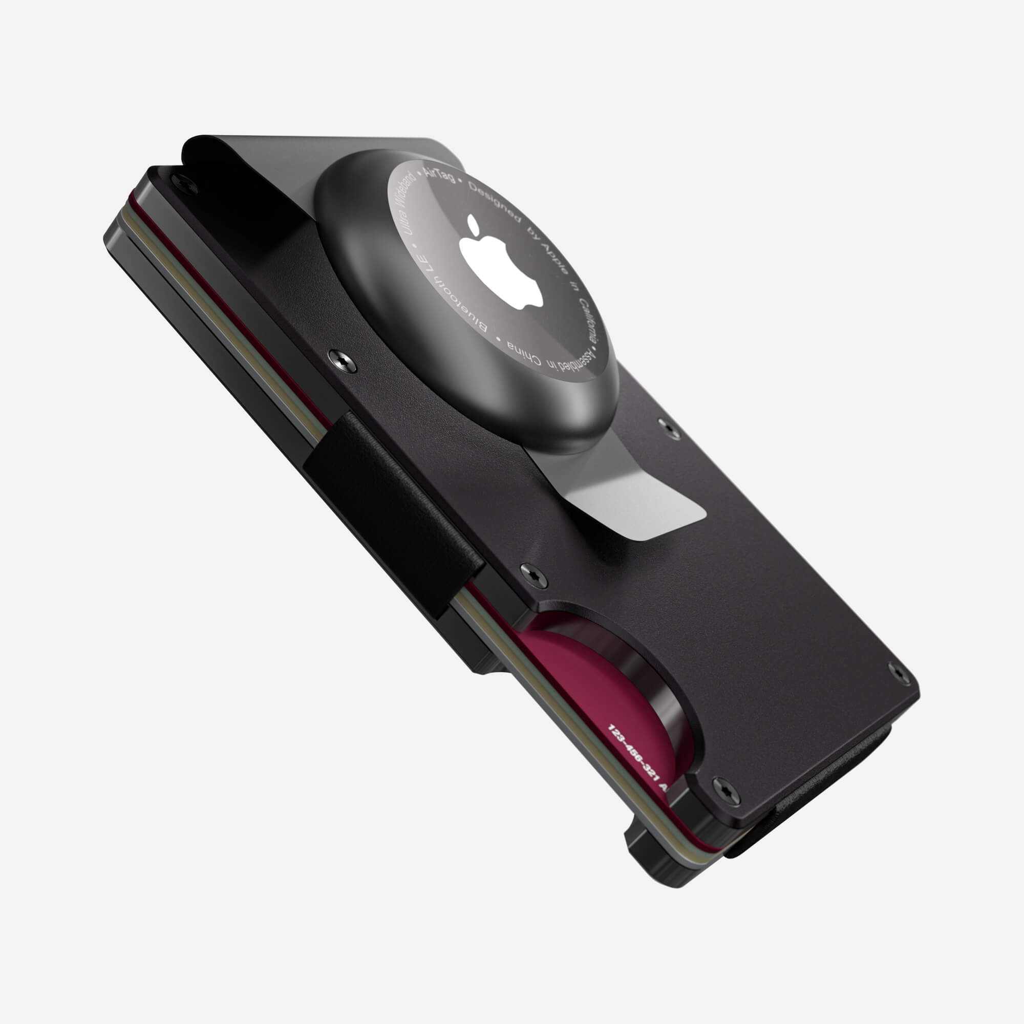 AirTag Money Clip Wallet (Phantom Black) Essential Bundle