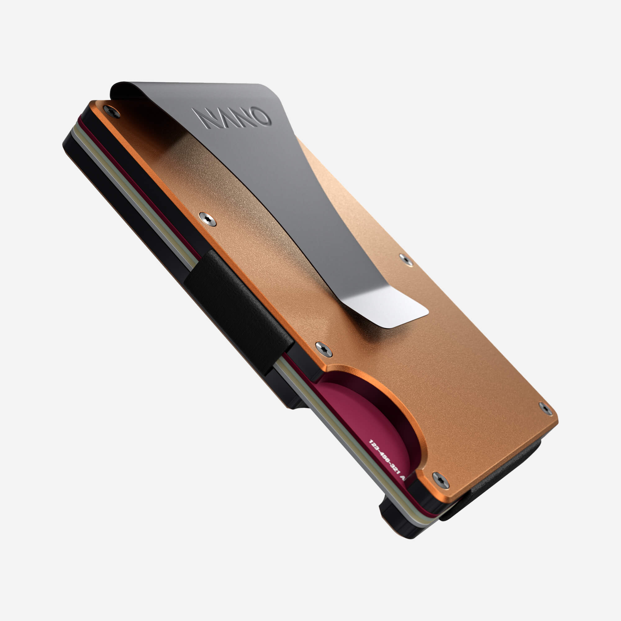 Money Clip Wallet (Ventura Orange) Essential Bundle