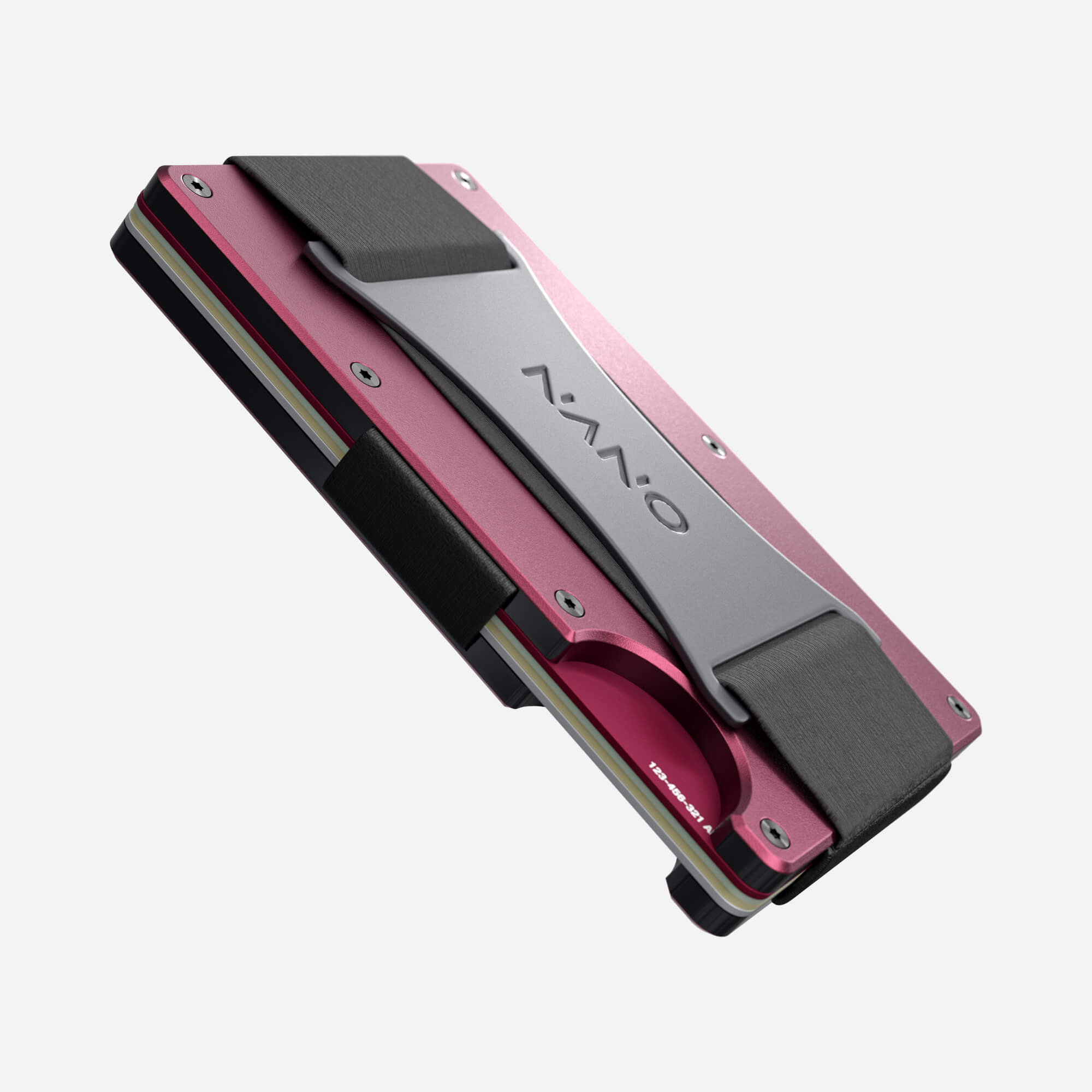 Personalised Cash Strap Wallet (Portofino Red) Essential Bundle