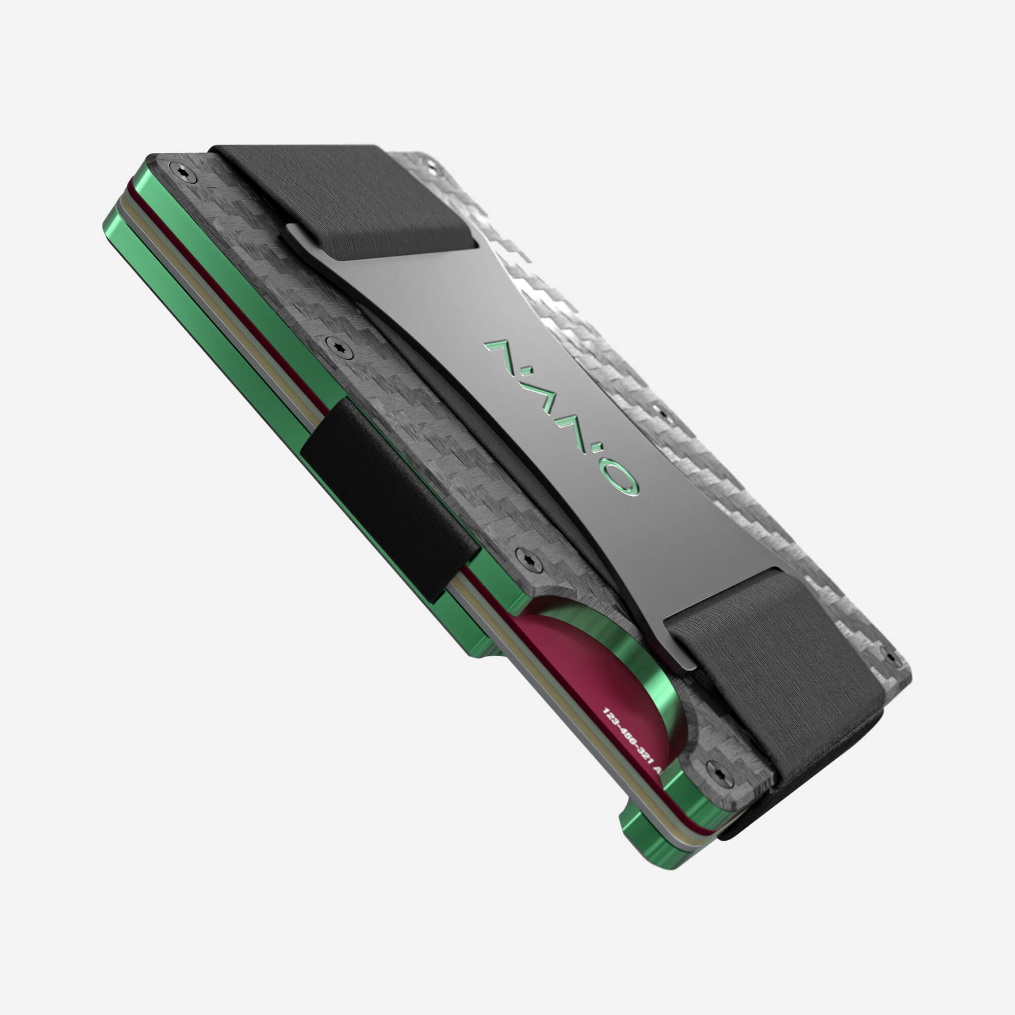 005 Cash Strap Wallet (Stealth Black/Viper Green)