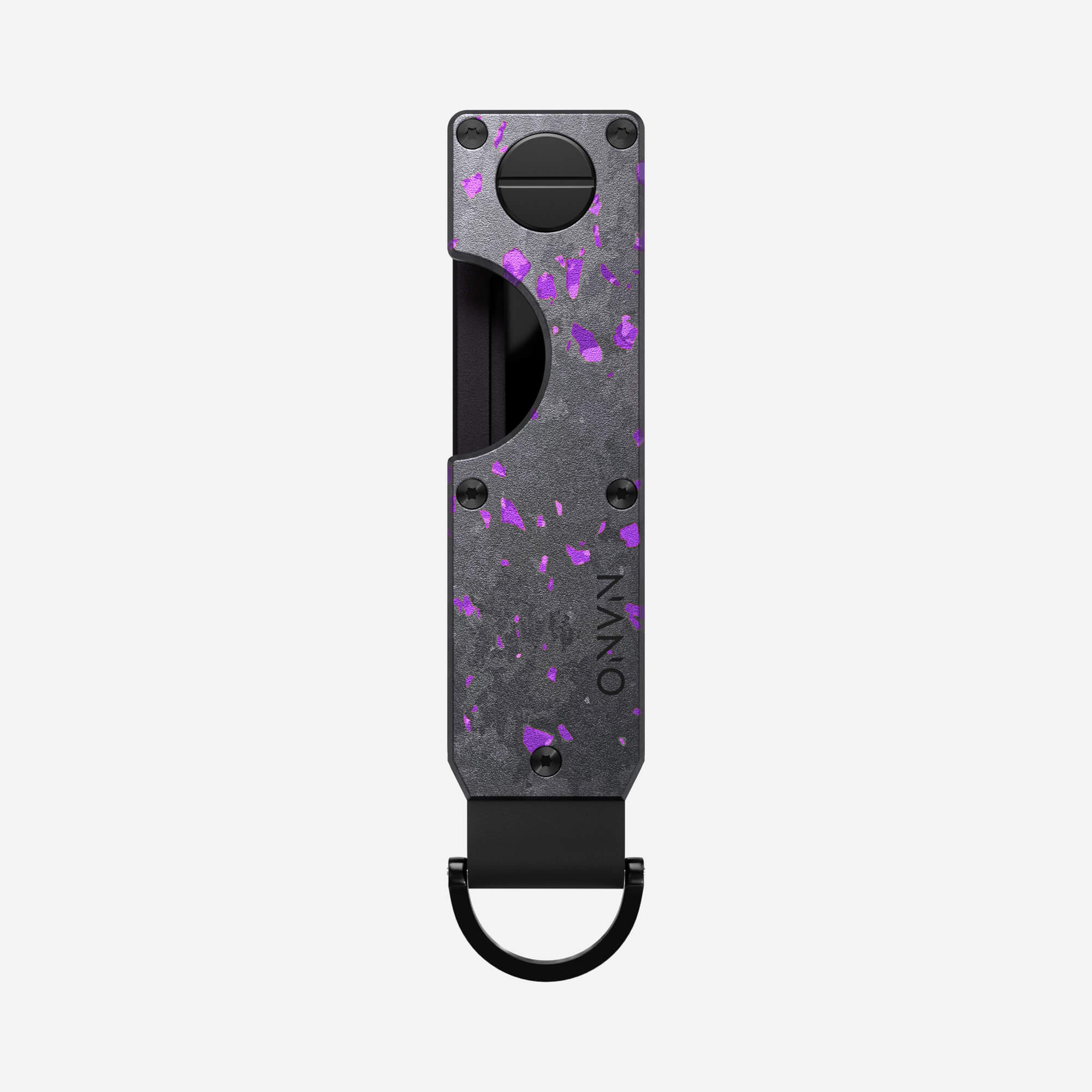 Personalised Key Case (Nero/Viola)