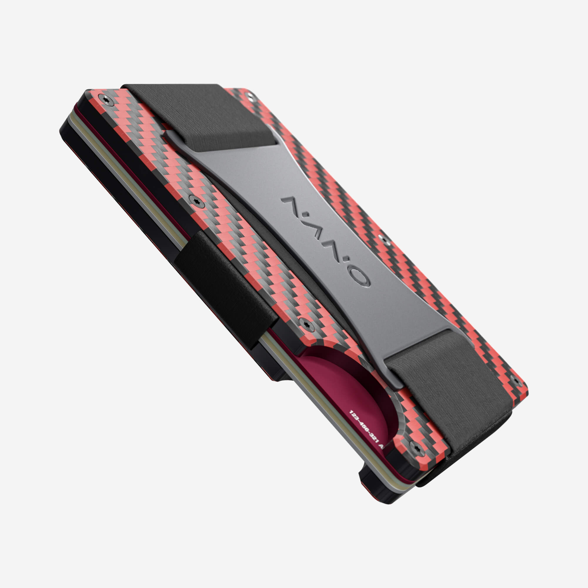 Cash Strap Wallet (Diablo Red/Stealth Black) Everyday Bundle