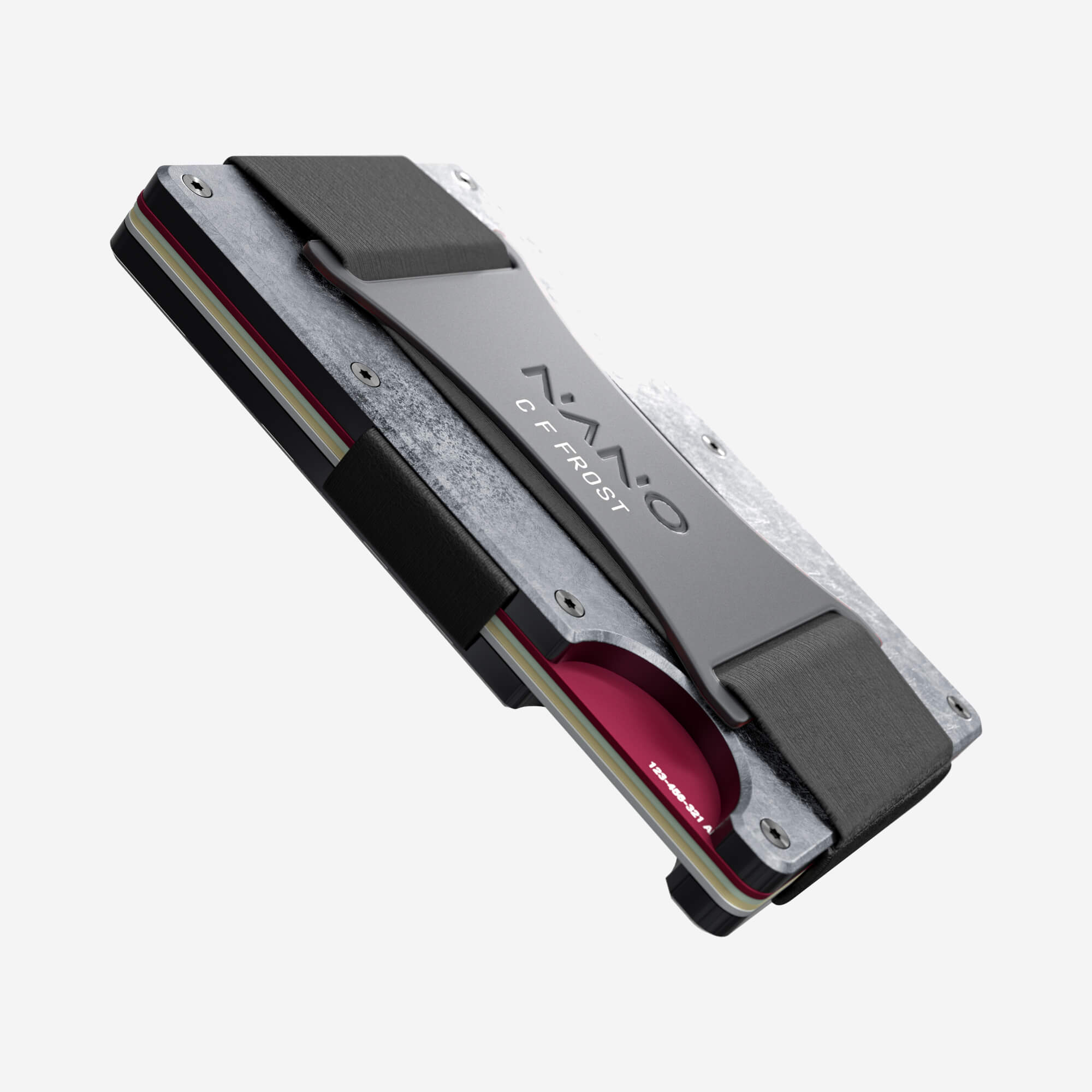 Personalised Cash Strap Wallet (Dark Storm) Everyday Bundle