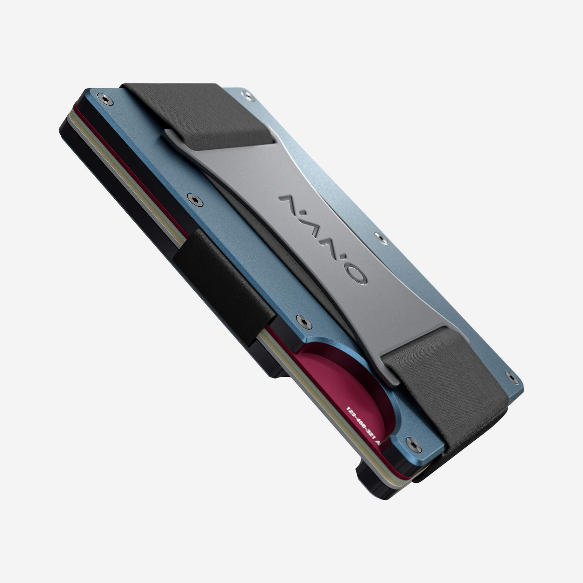 Personalised Cash Strap Wallet (Riviera Navy) Everyday Bundle