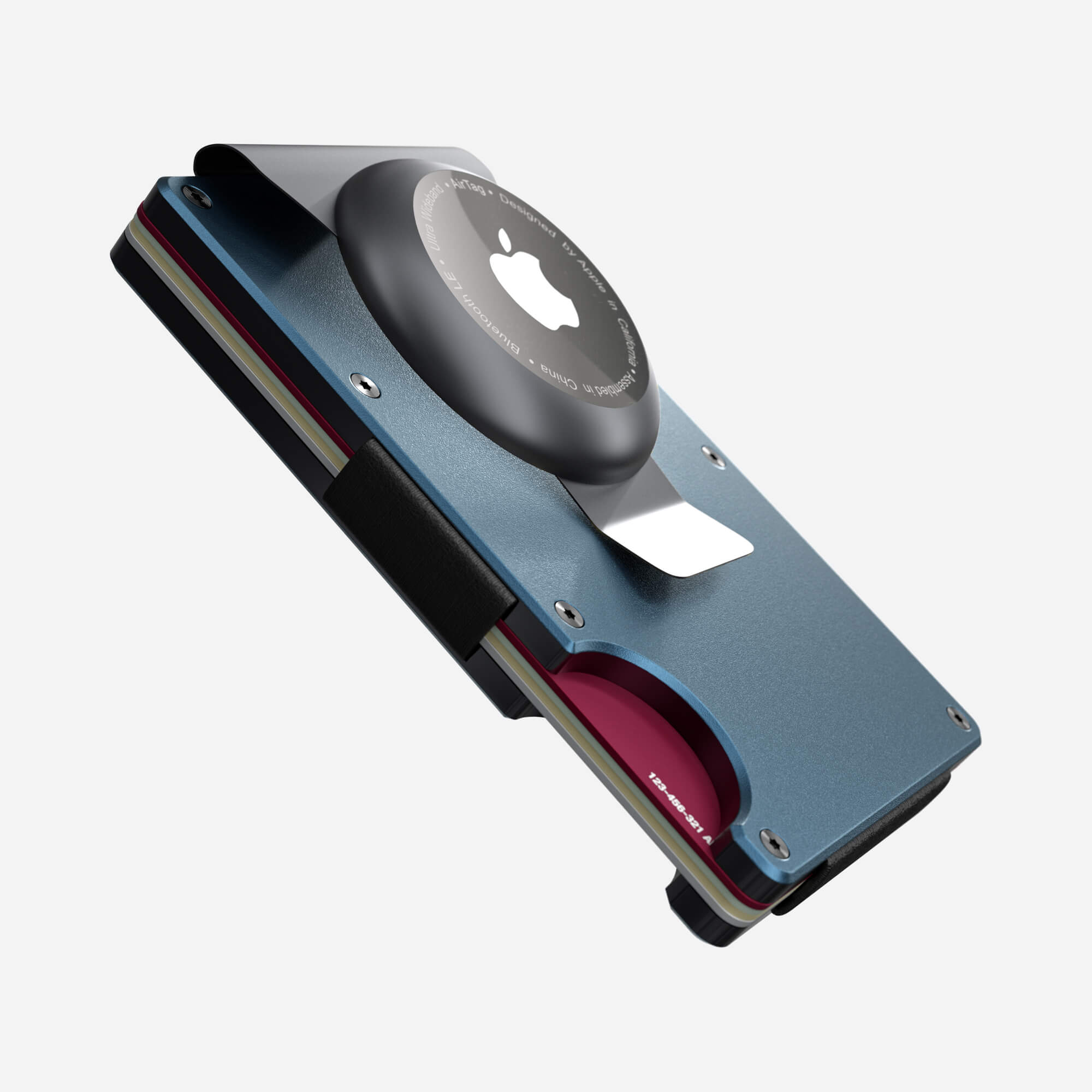 AirTag Money Clip Wallet (Riviera Navy) Everyday Bundle