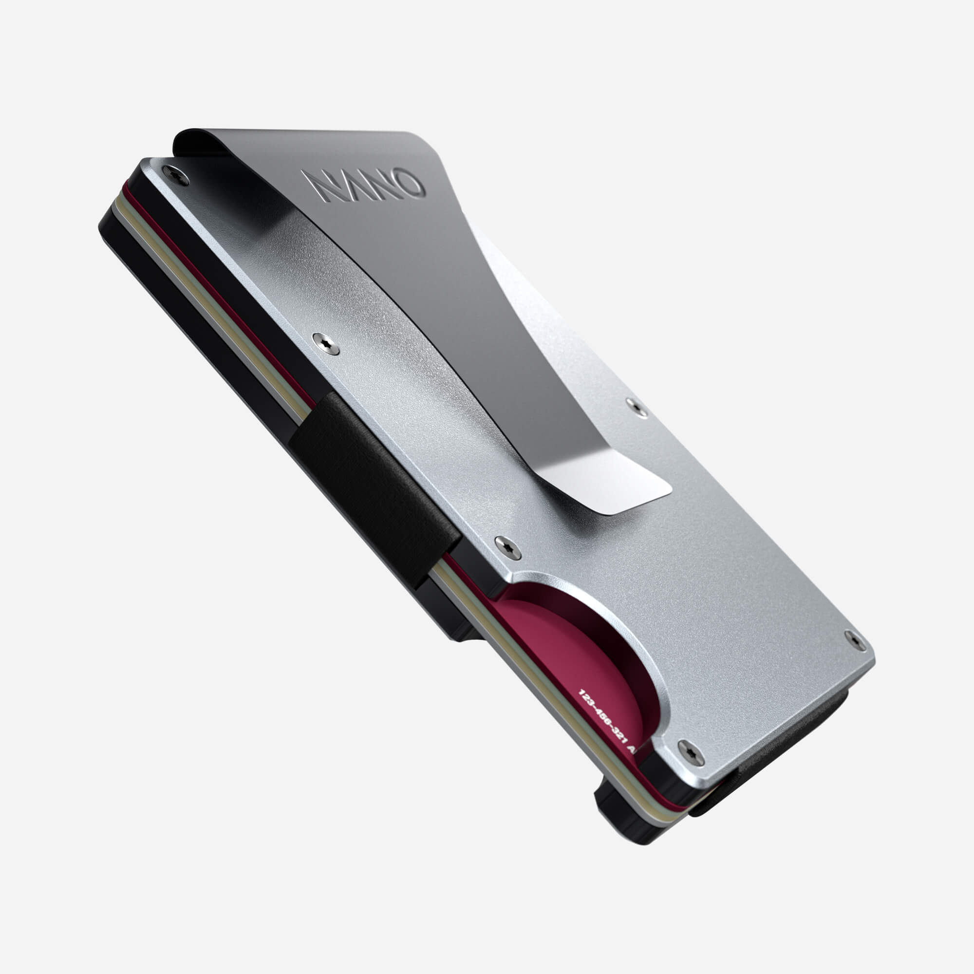 Money Clip Wallet (Spyder Grey) Essential Bundle