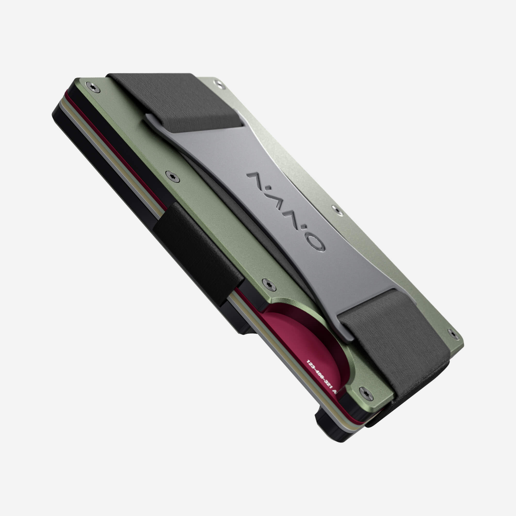 Personalised Cash Strap Wallet (Heritage Green) Everyday Bundle