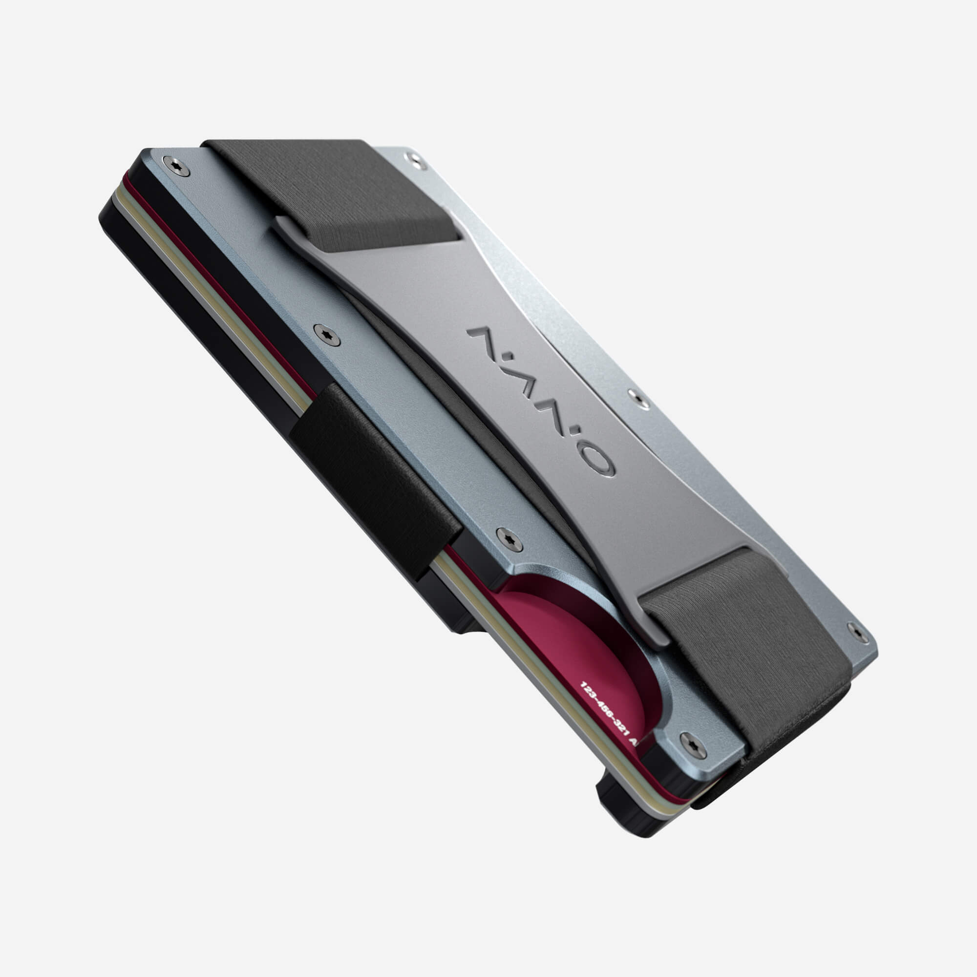 Personalised Cash Strap Wallet (Forza Grey) Essential Bundle