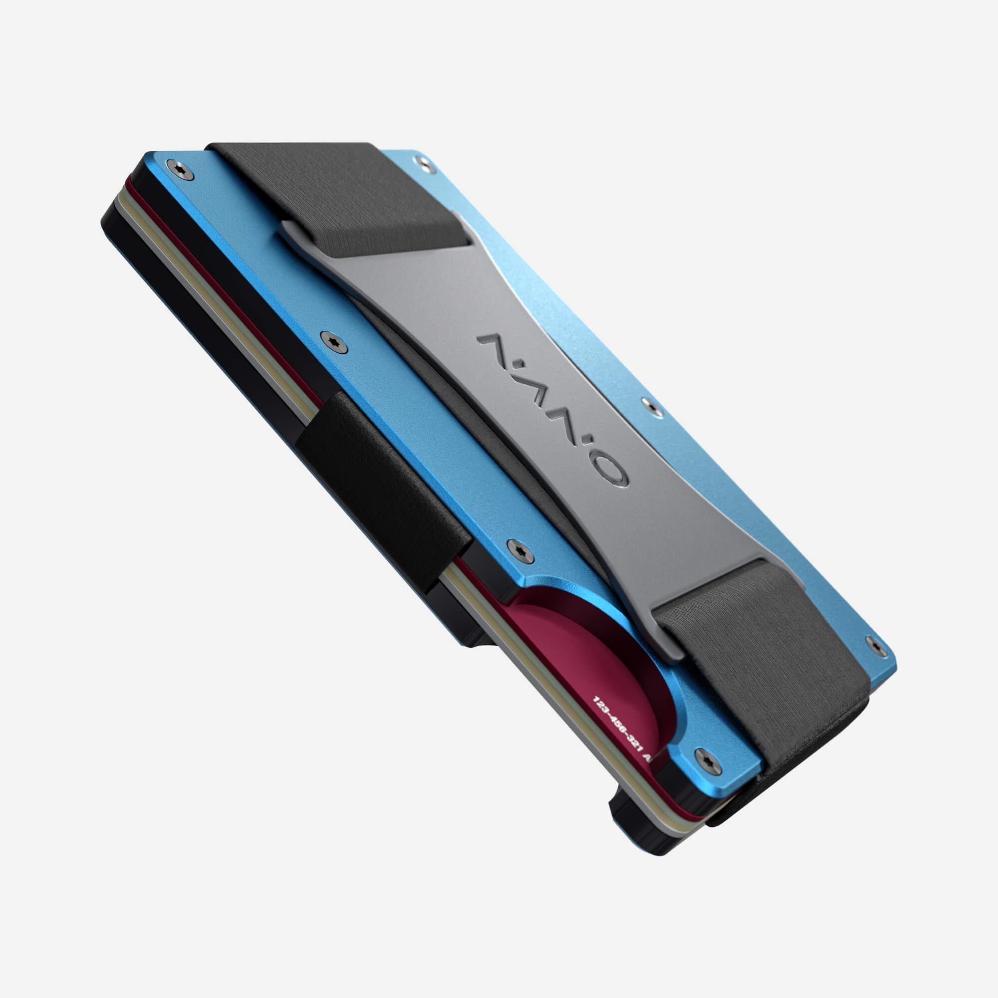 Cash Strap Wallet (Velocity Blue) Essential Bundle