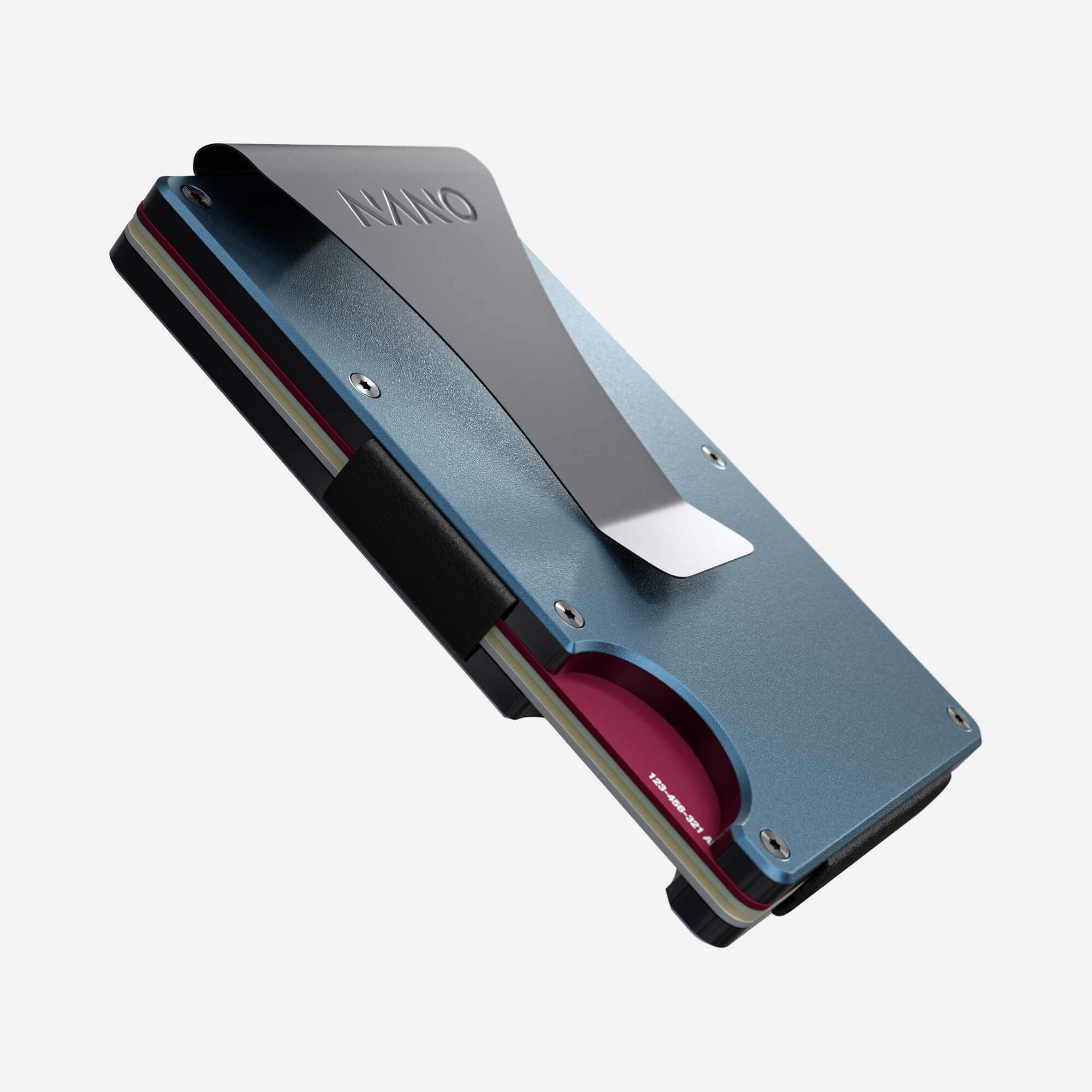 Personalised Money Clip Wallet (Riviera Navy) Essential Bundle