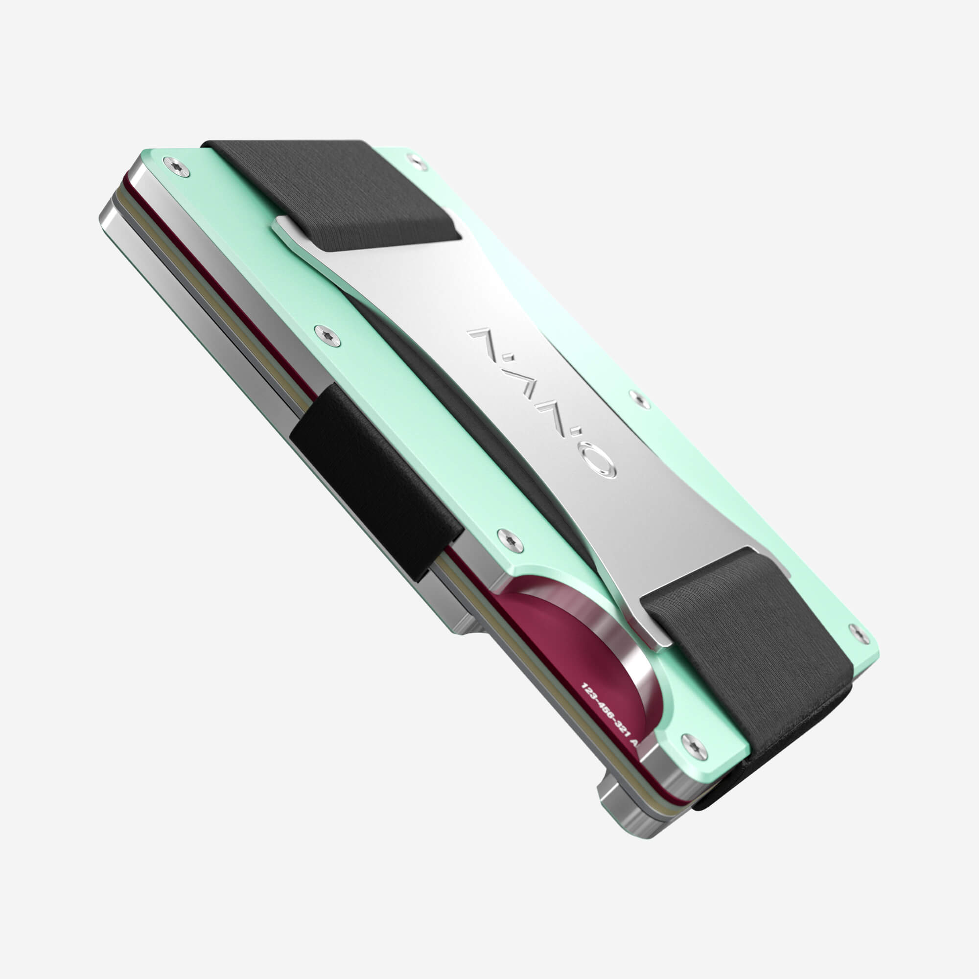 Personalised Cash Strap Wallet (Orchard Mint) Everyday Bundle