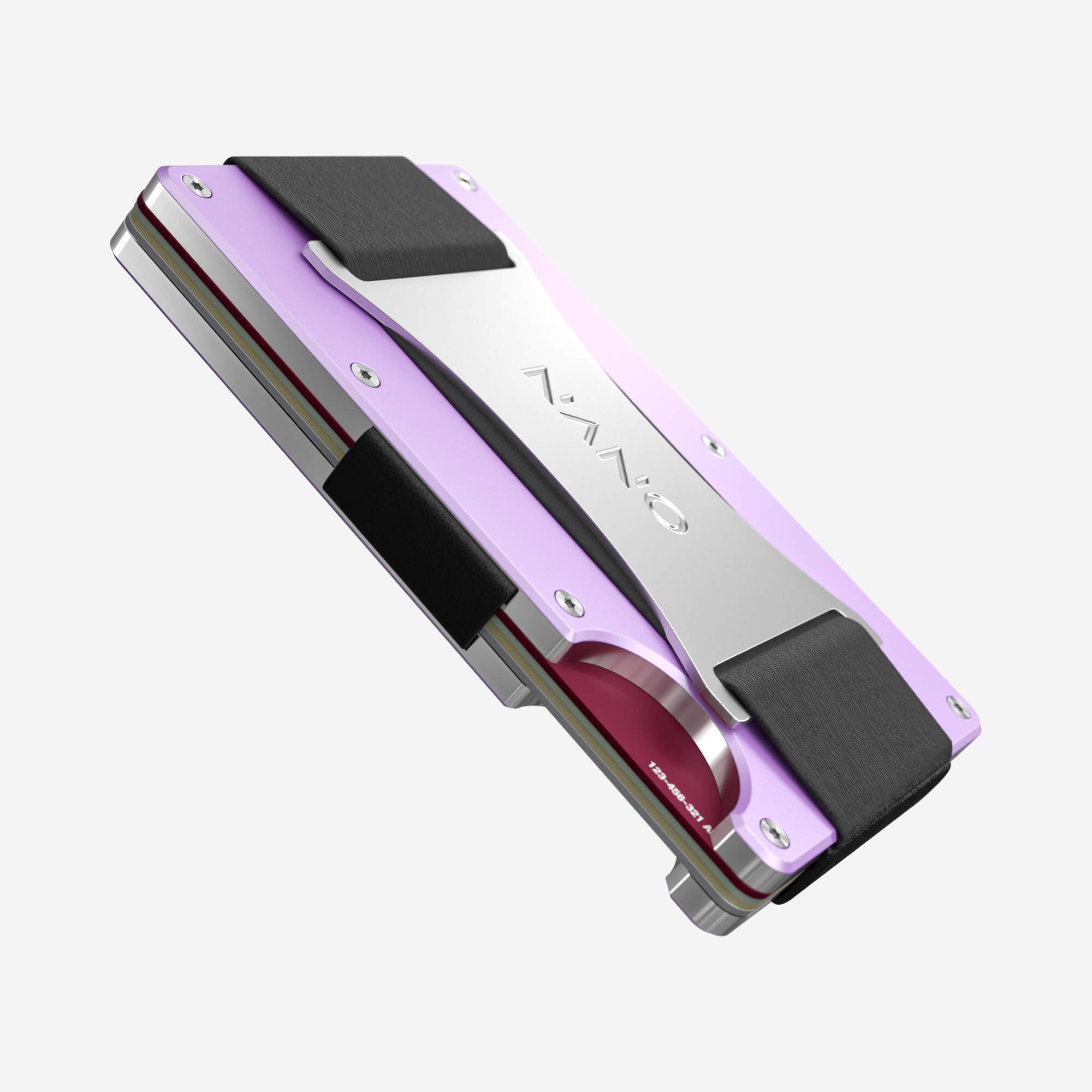 Personalised Cash Strap Wallet (Twilight Lilac) Essential Bundle