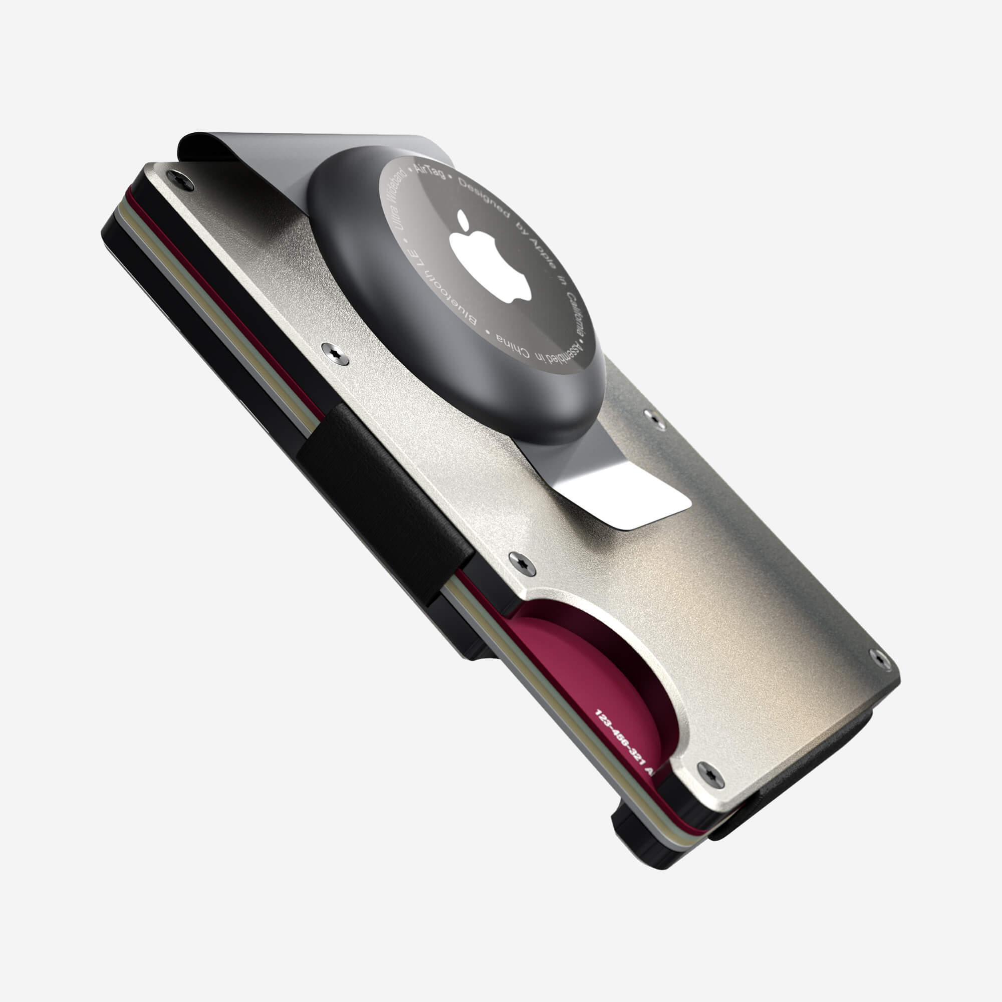 AirTag Money Clip Wallet (Onyx Eclipse) Everyday Bundle