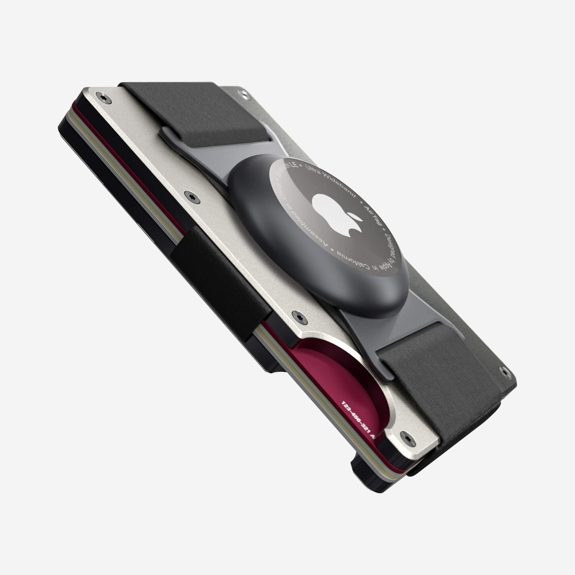 AirTag Cash Strap Wallet (Onyx Eclipse) Everyday Bundle