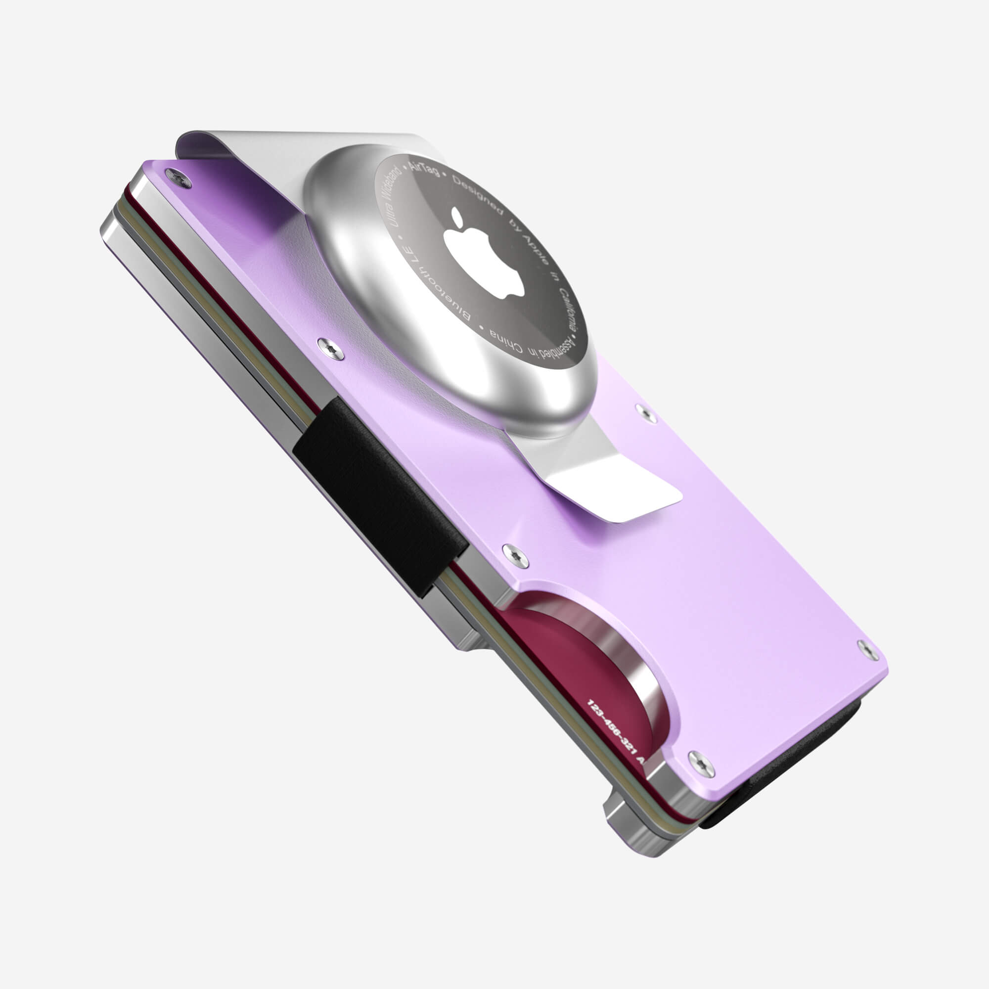 AirTag Money Clip Wallet (Twilight Lilac) Everyday Bundle