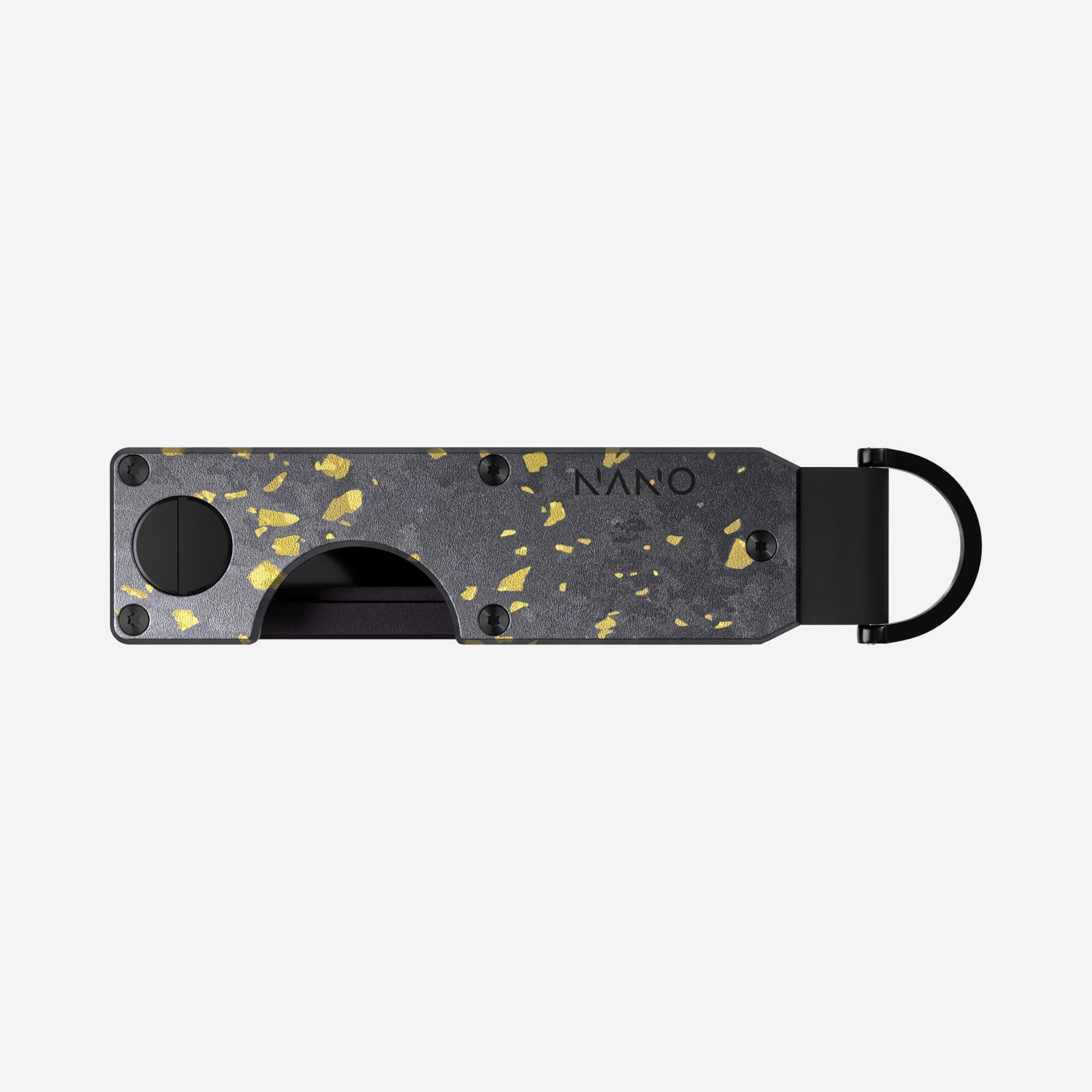 Personalised Key Case (Nero/Oro)