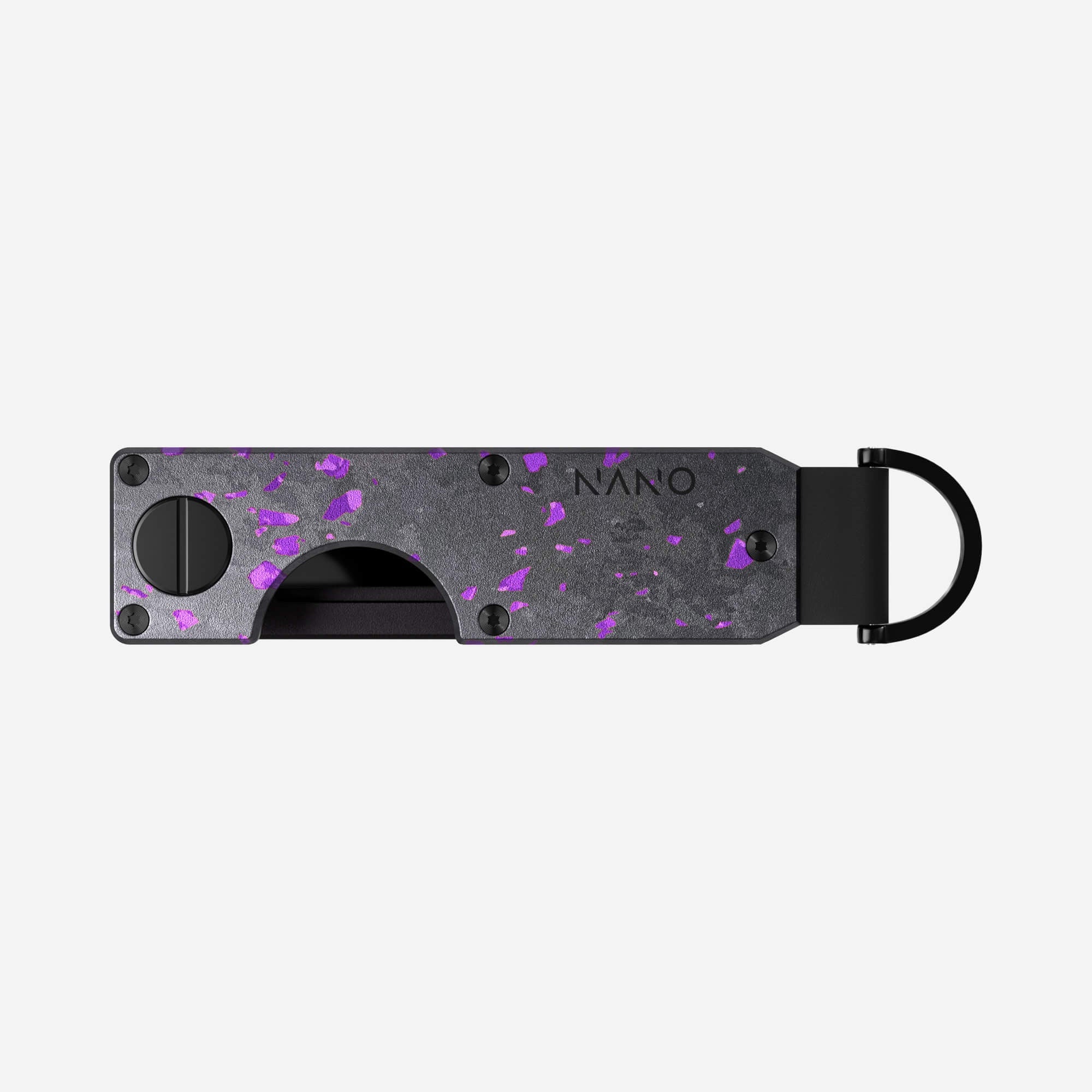 Personalised Key Case (Nero/Viola)