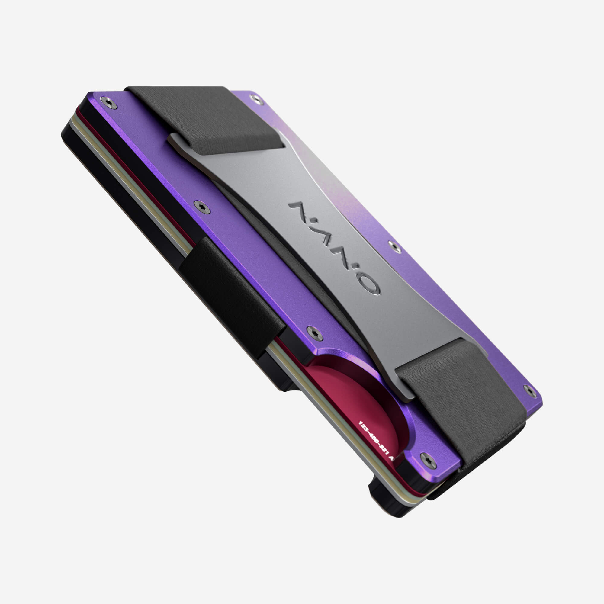 Cash Strap Wallet (Nebula Purple) Essential Bundle