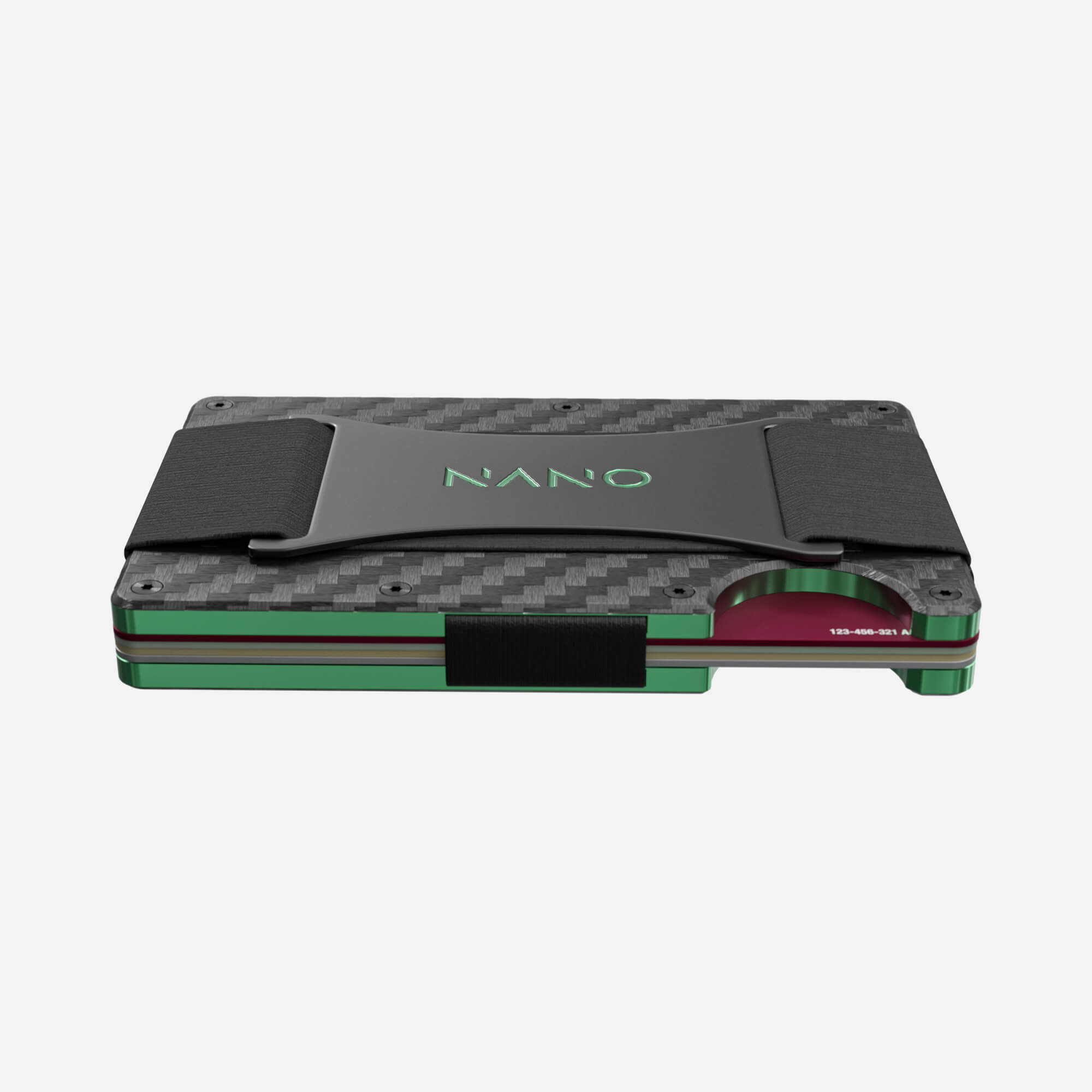 005 Cash Strap Wallet (Stealth Black/Viper Green)