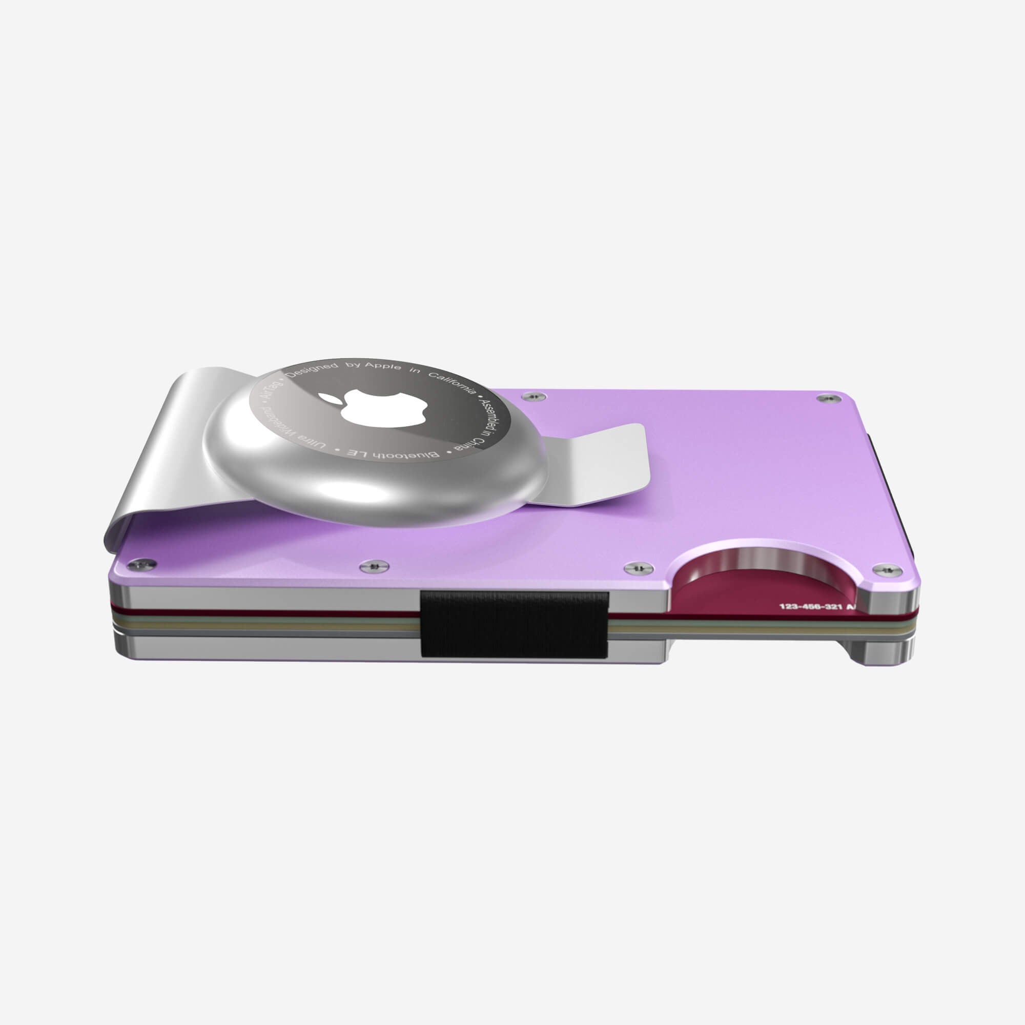 AirTag Money Clip Wallet (Twilight Lilac) Everyday Bundle