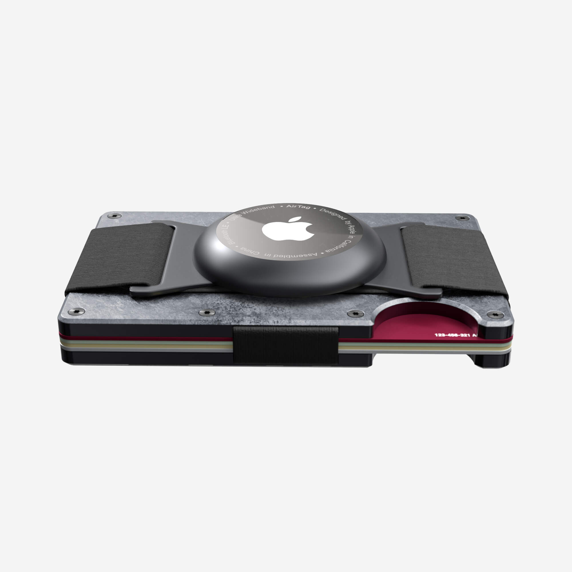 AirTag Cash Strap Wallet (Dark Storm) Ultimate Bundle