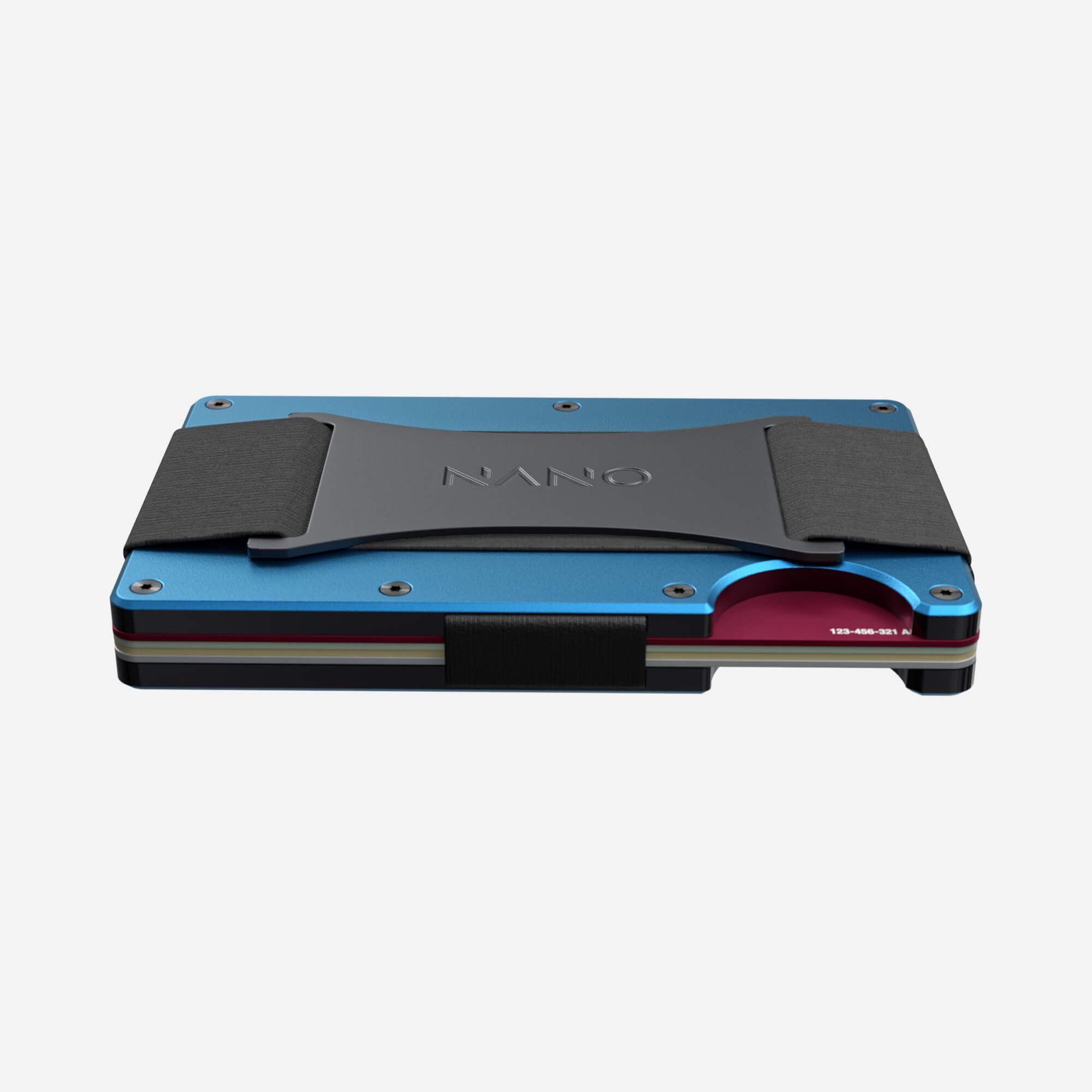 Cash Strap Wallet (Velocity Blue) Essential Bundle