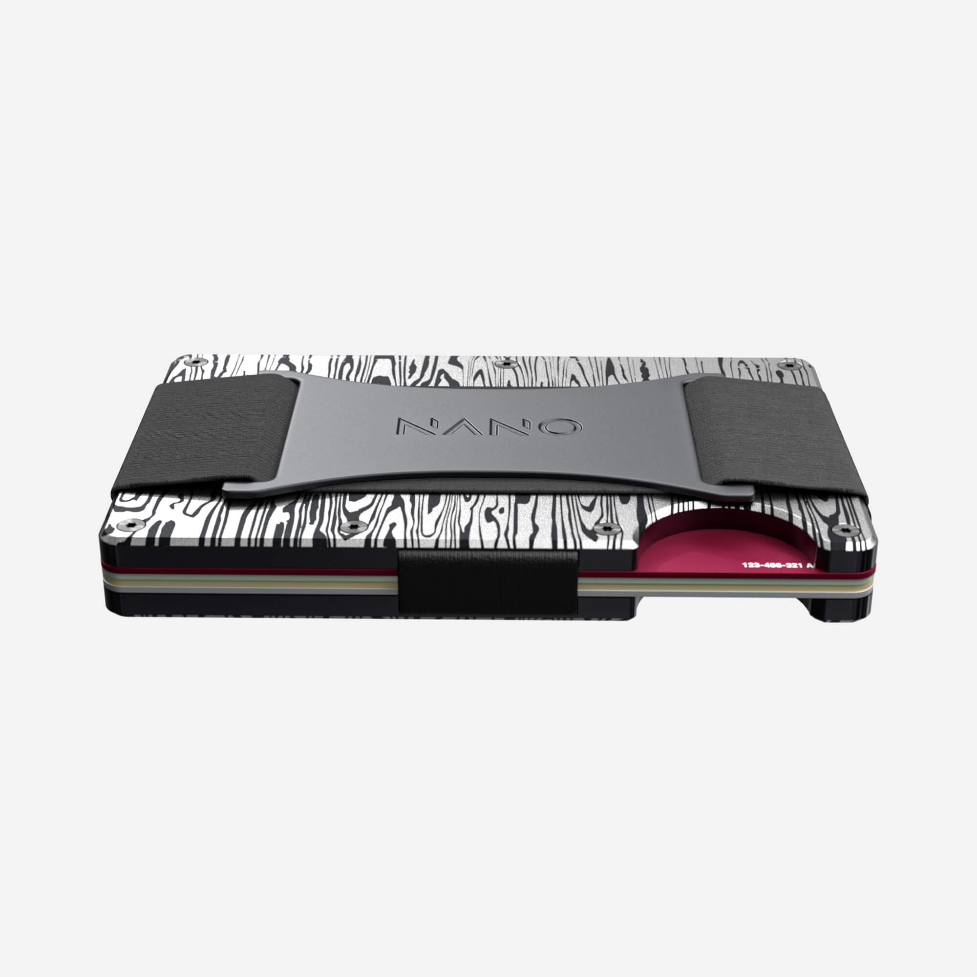 Cash Strap Wallet (Platinum Silver)