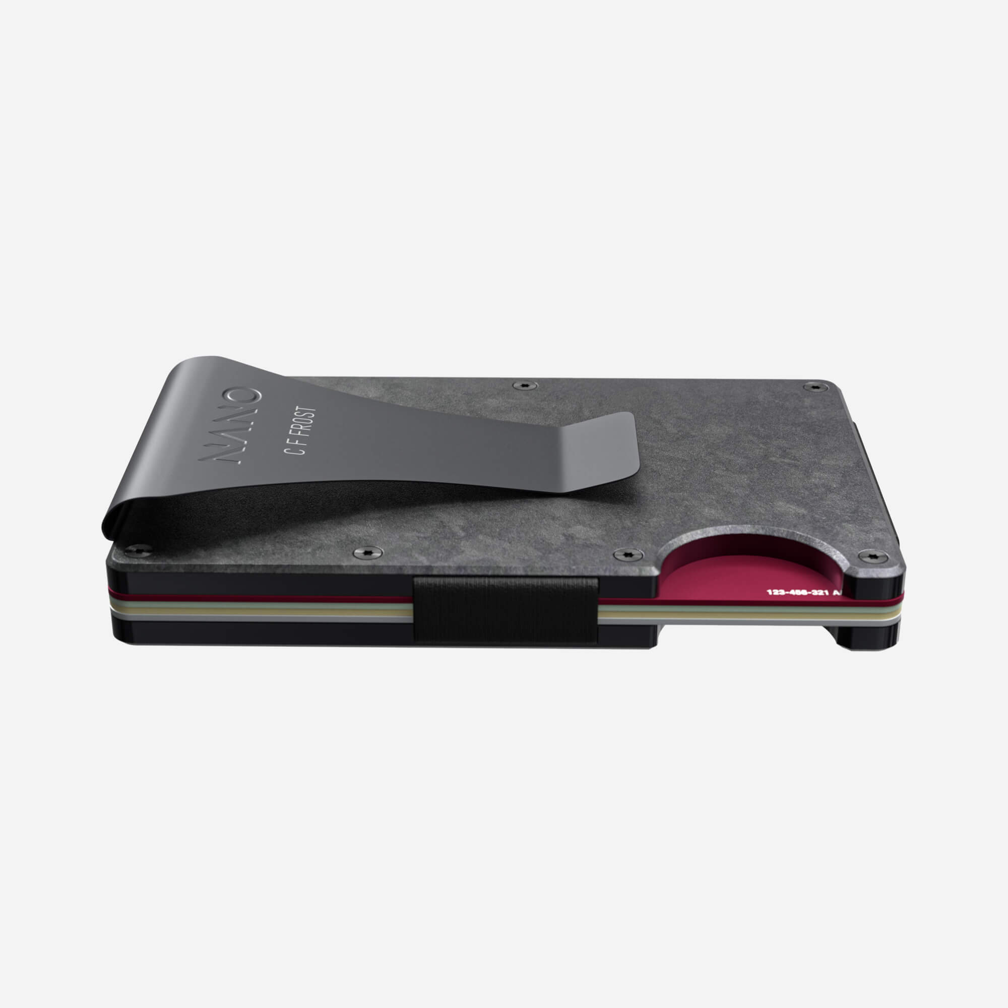 Personalised Money Clip Wallet (Nero) Essential Bundle
