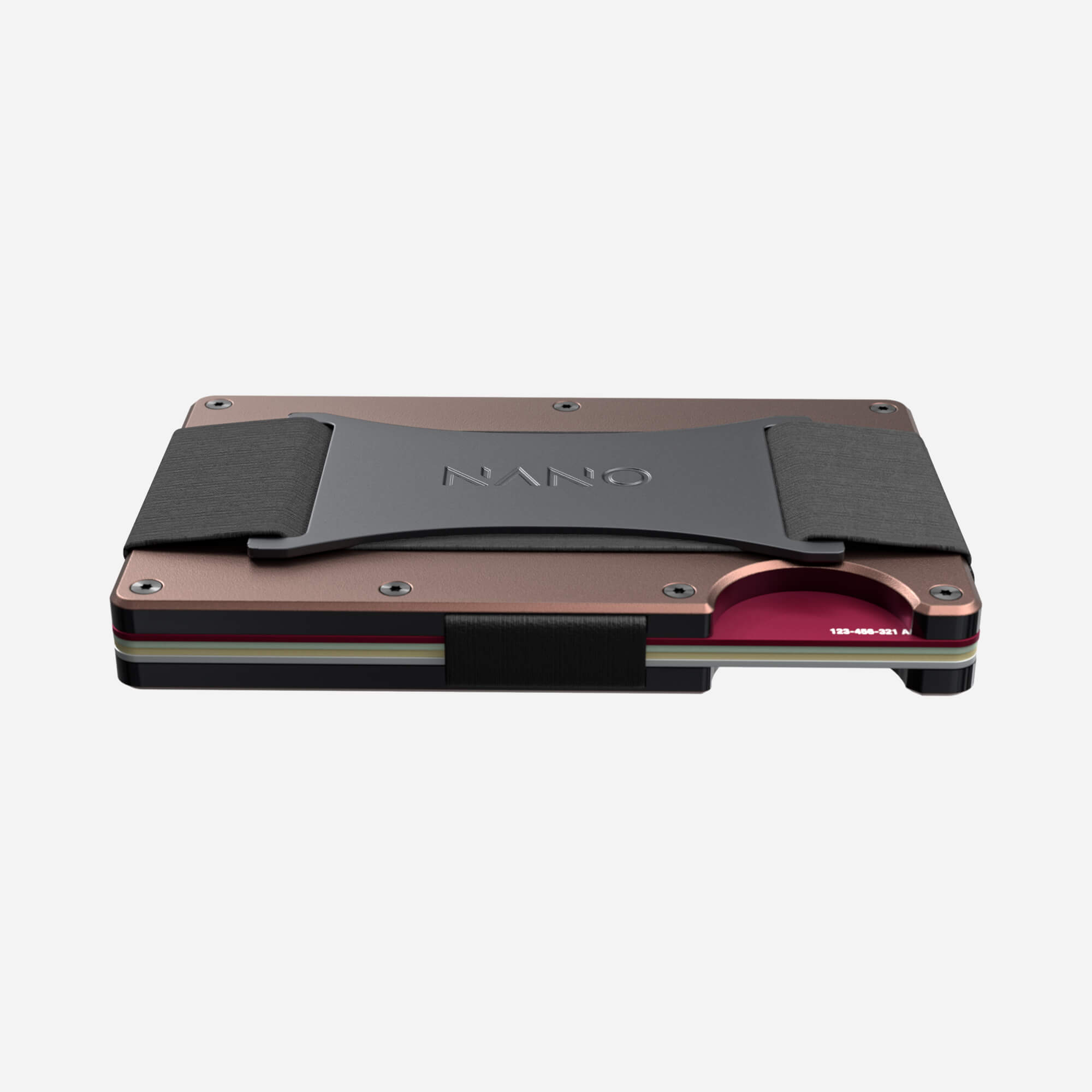 Personalised Cash Strap Wallet (Sonic Copper) Essential Bundle