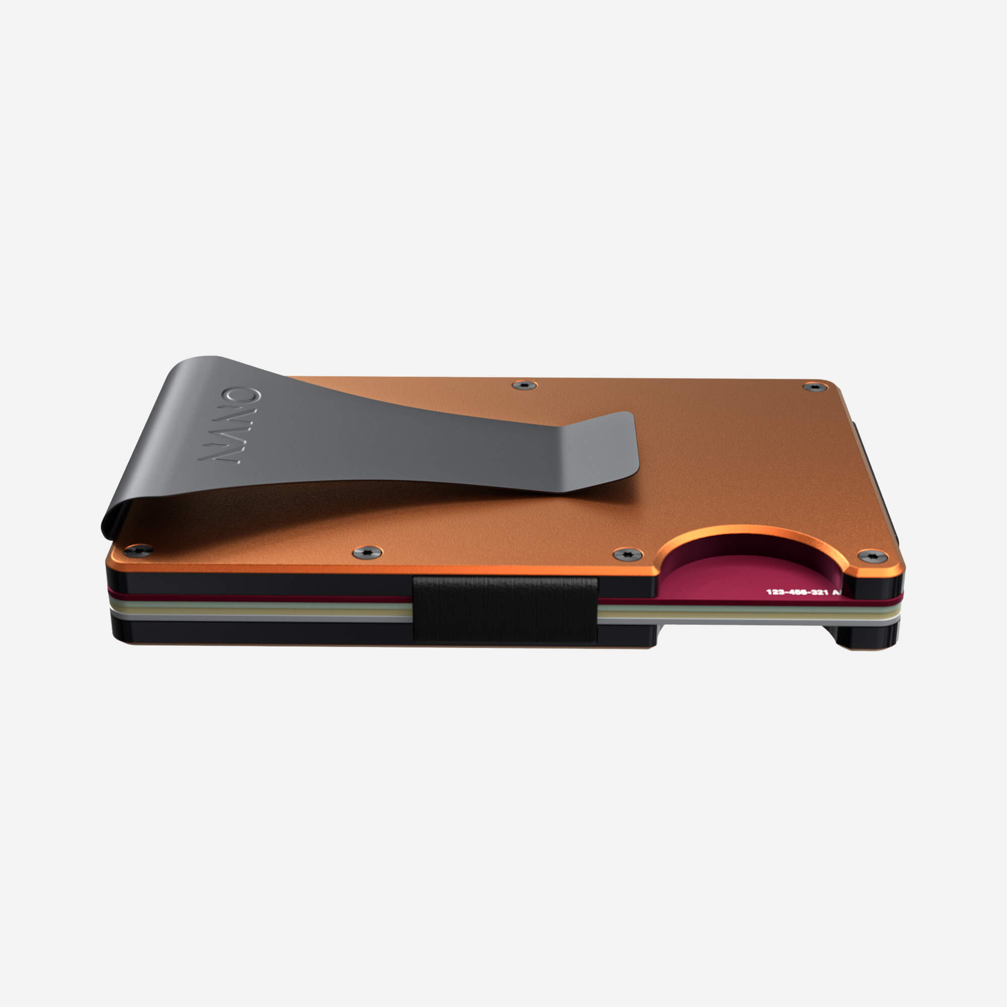 Money Clip Wallet (Ventura Orange) Essential Bundle